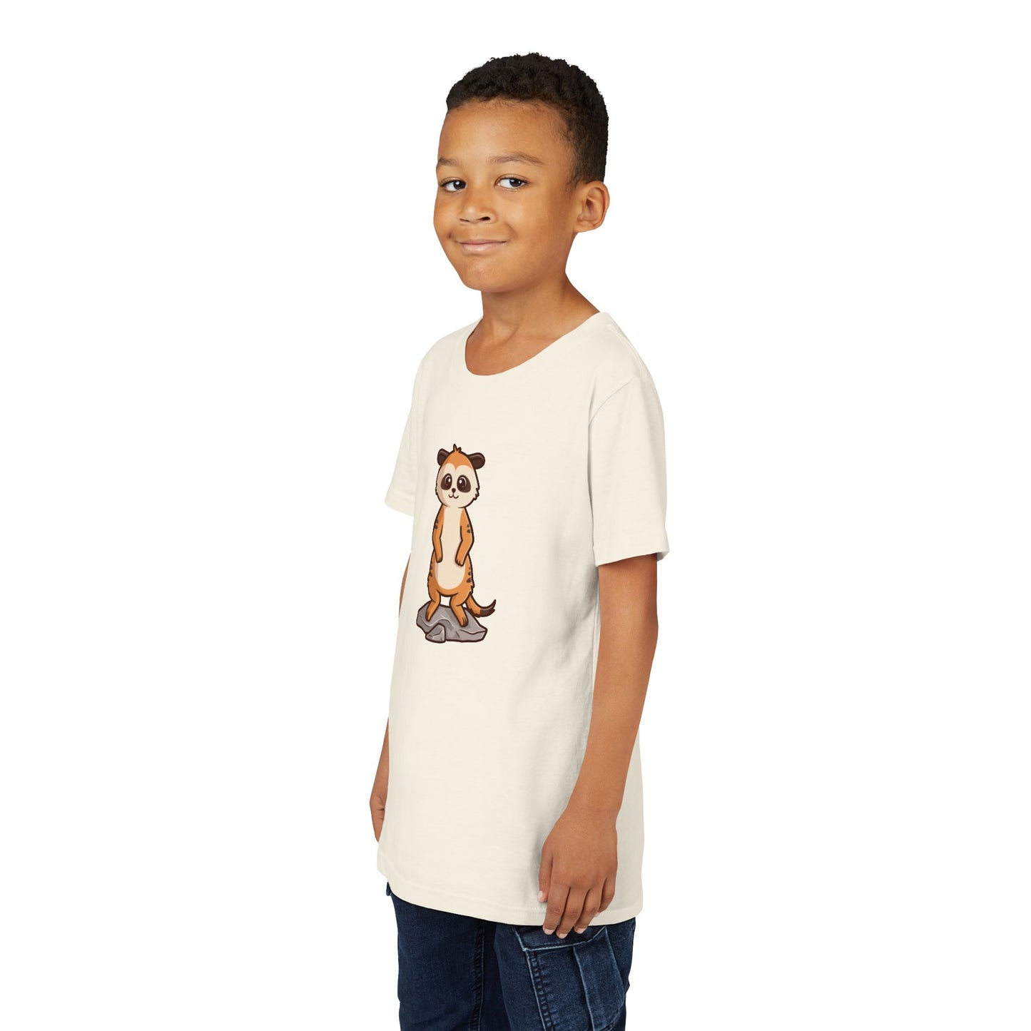Meerkat Kawaii Style Youth Tee Shirt by Zoo Guide™