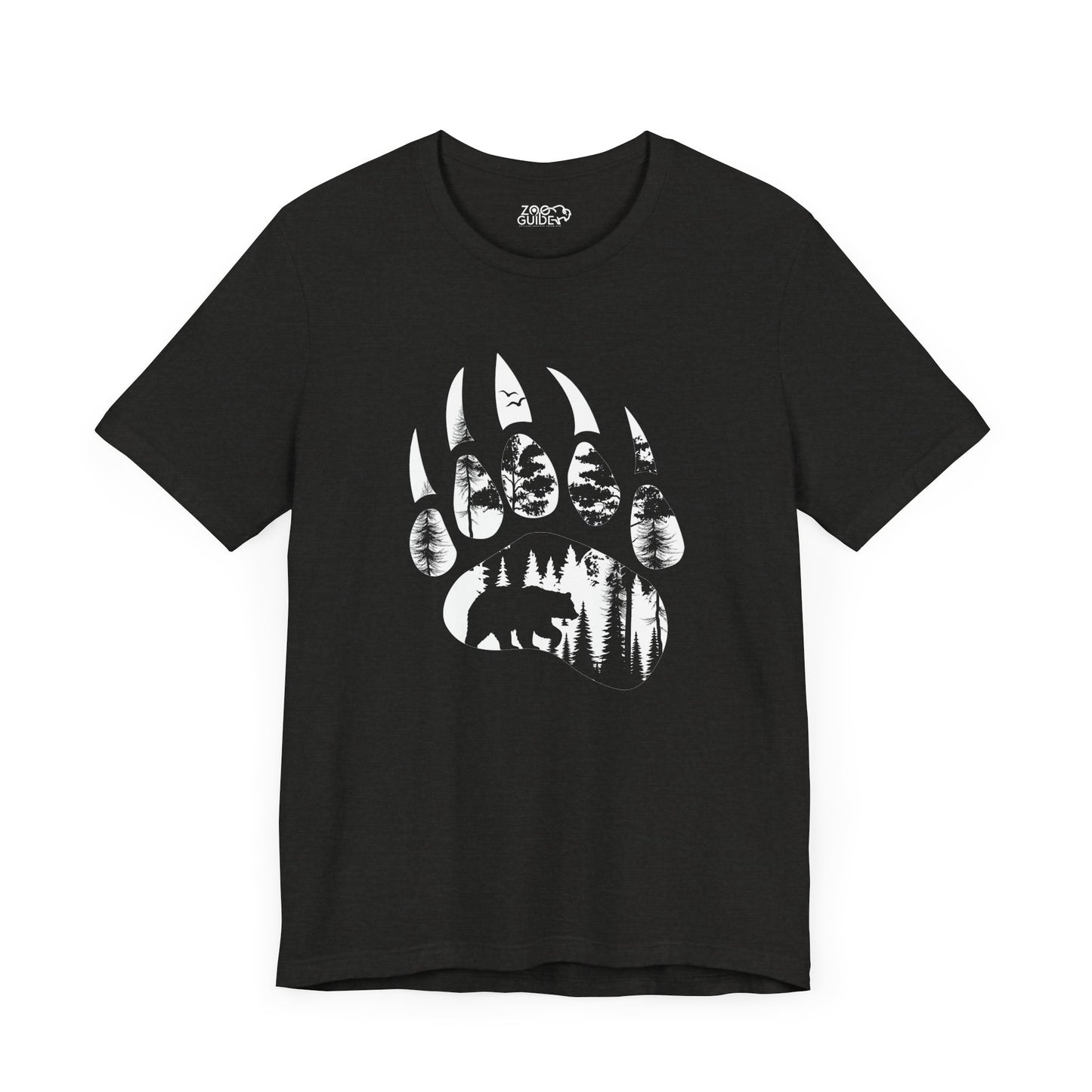 Bear Print Adult Unisex Tee Shirt by Zoo Guide™