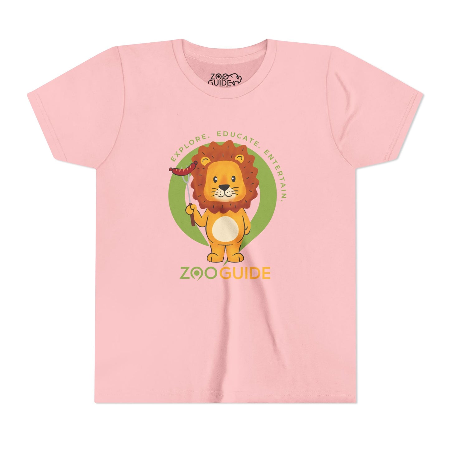 African Lion Grill Master in Zoo Guide™ Waypoint Icon Youth Tee Shirt by Zoo Guide™