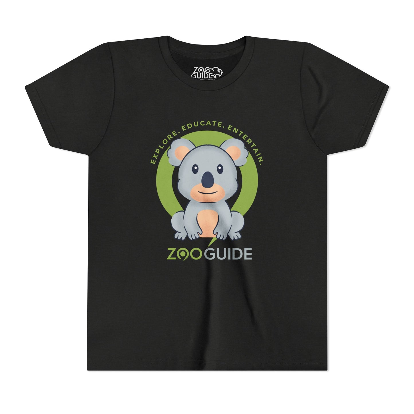 Koala in Zoo Guide™ Waypoint Icon Youth Tee Shirt by Zoo Guide™