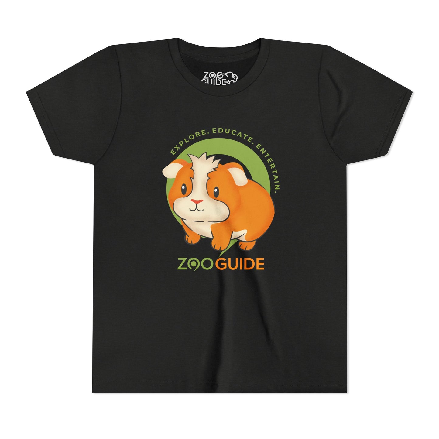Guinea Pig in Zoo Guide™ Waypoint Icon Youth Tee Shirt by Zoo Guide™