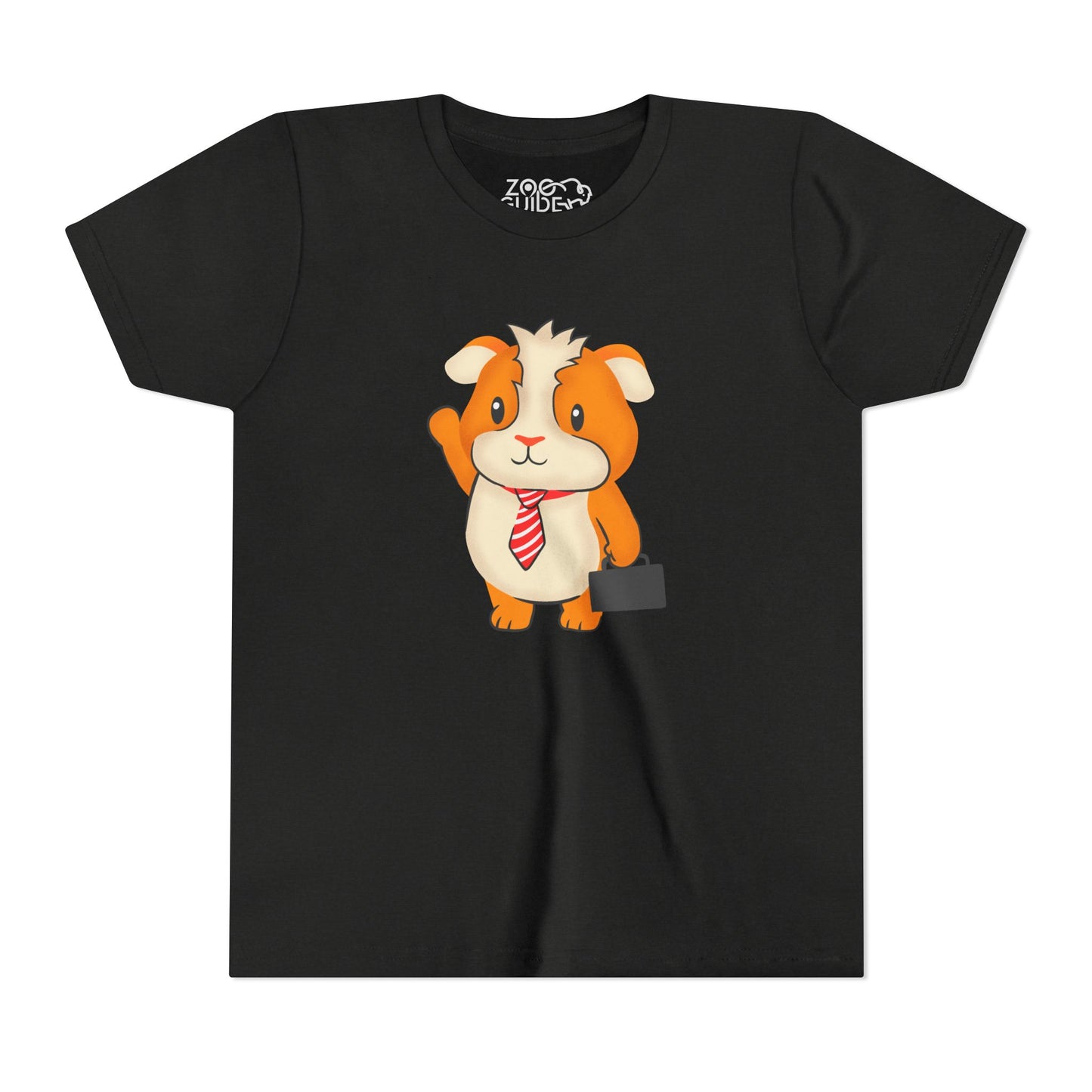 Guinea Pig "Off to Work" Youth Tee Shirt by Zoo Guide™