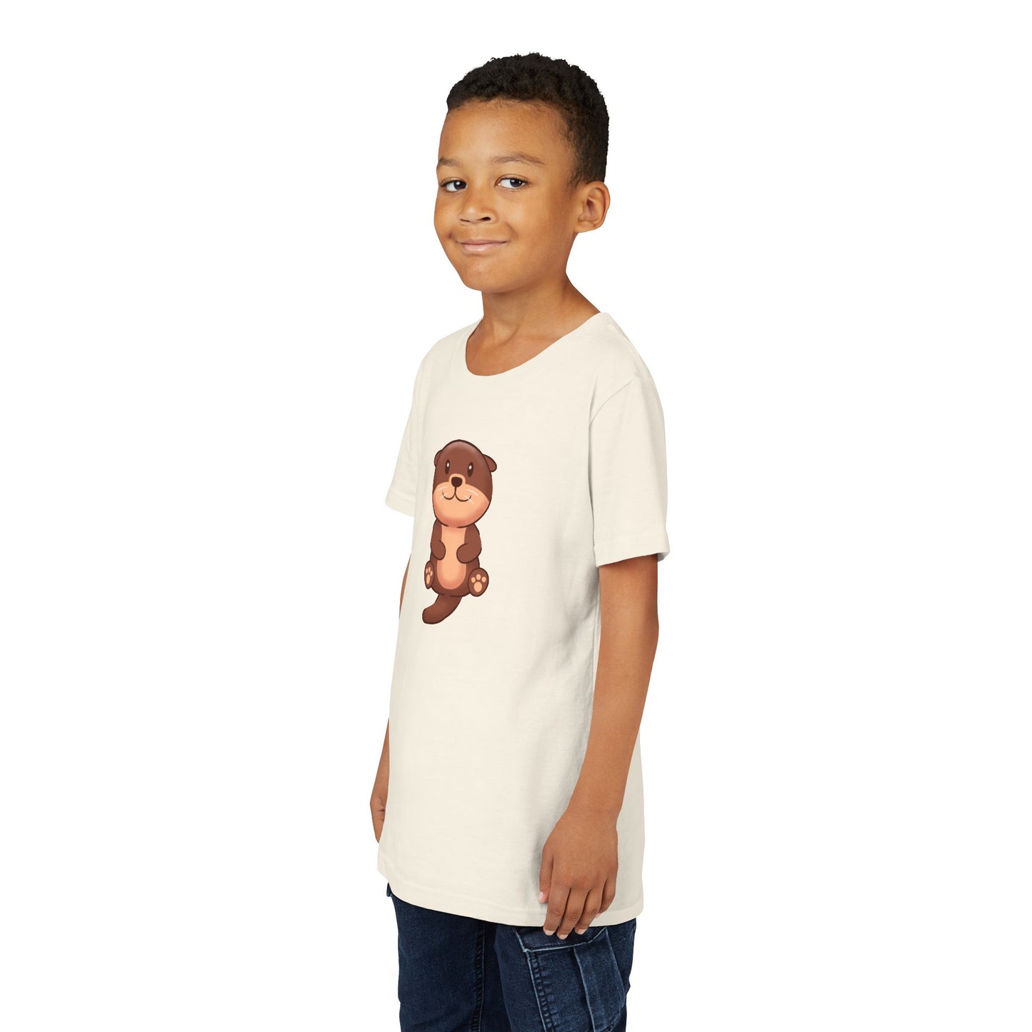 Asian Small Clawed Otter Youth Tee Shirt by Zoo Guide™
