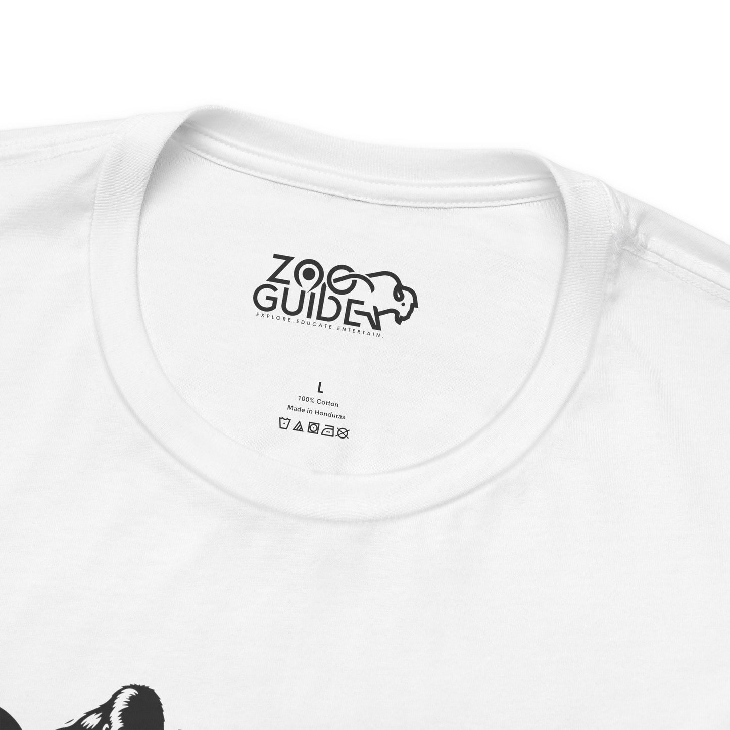 GORILLA Adult Unisex Tee Shirt by Zoo Guide™