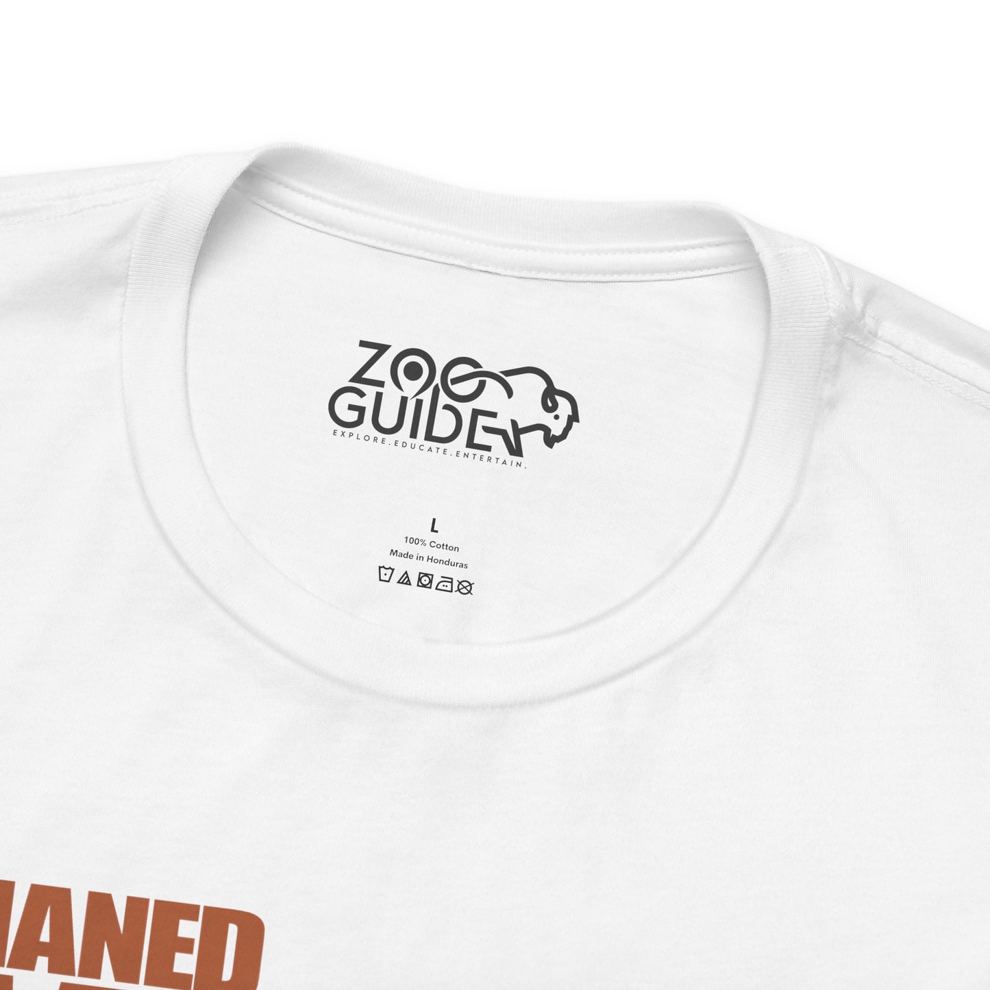 MANED WOLF Color Adult Unisex Tee Shirt by Zoo Guide™