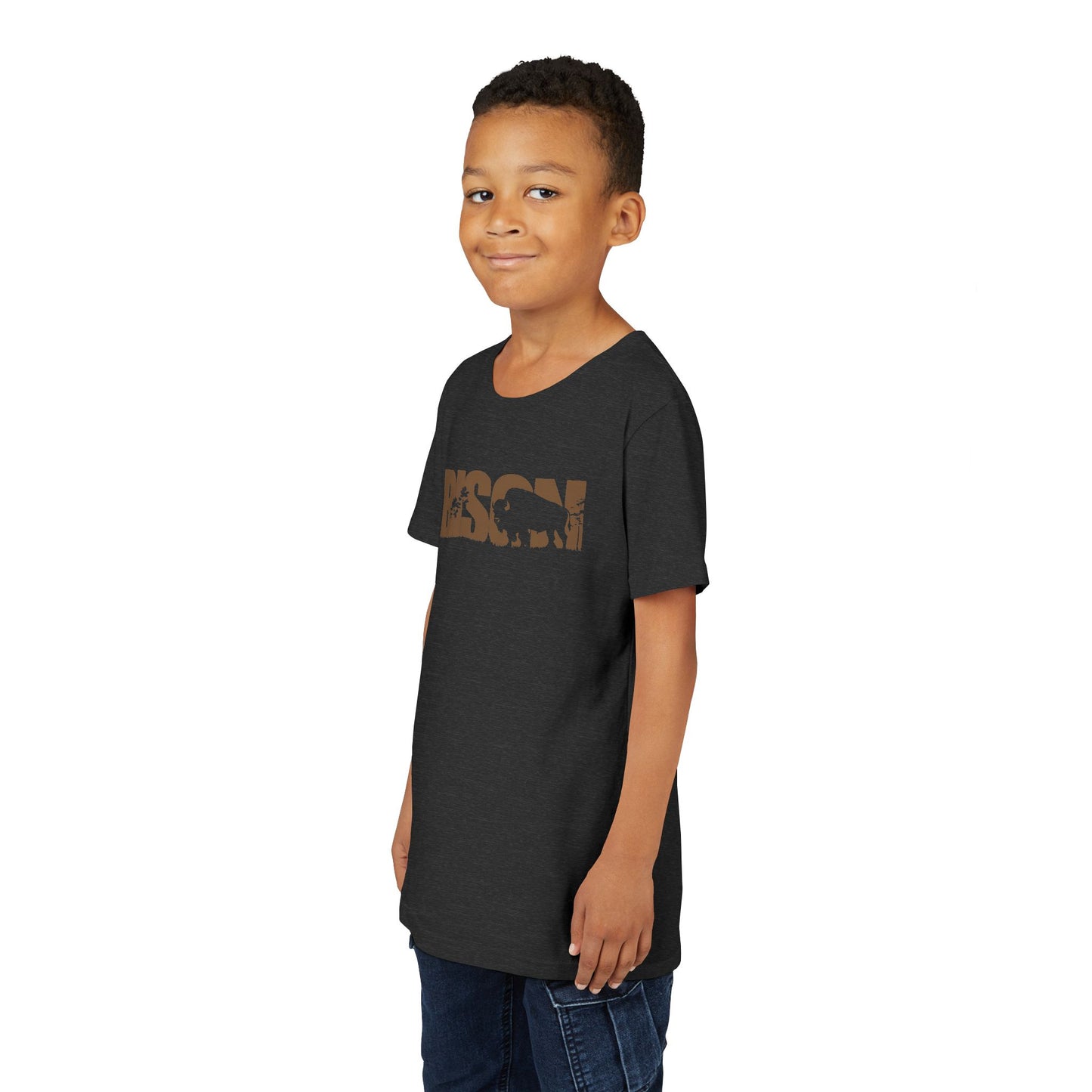 BISON Color Youth Tee Shirt by Zoo Guide™