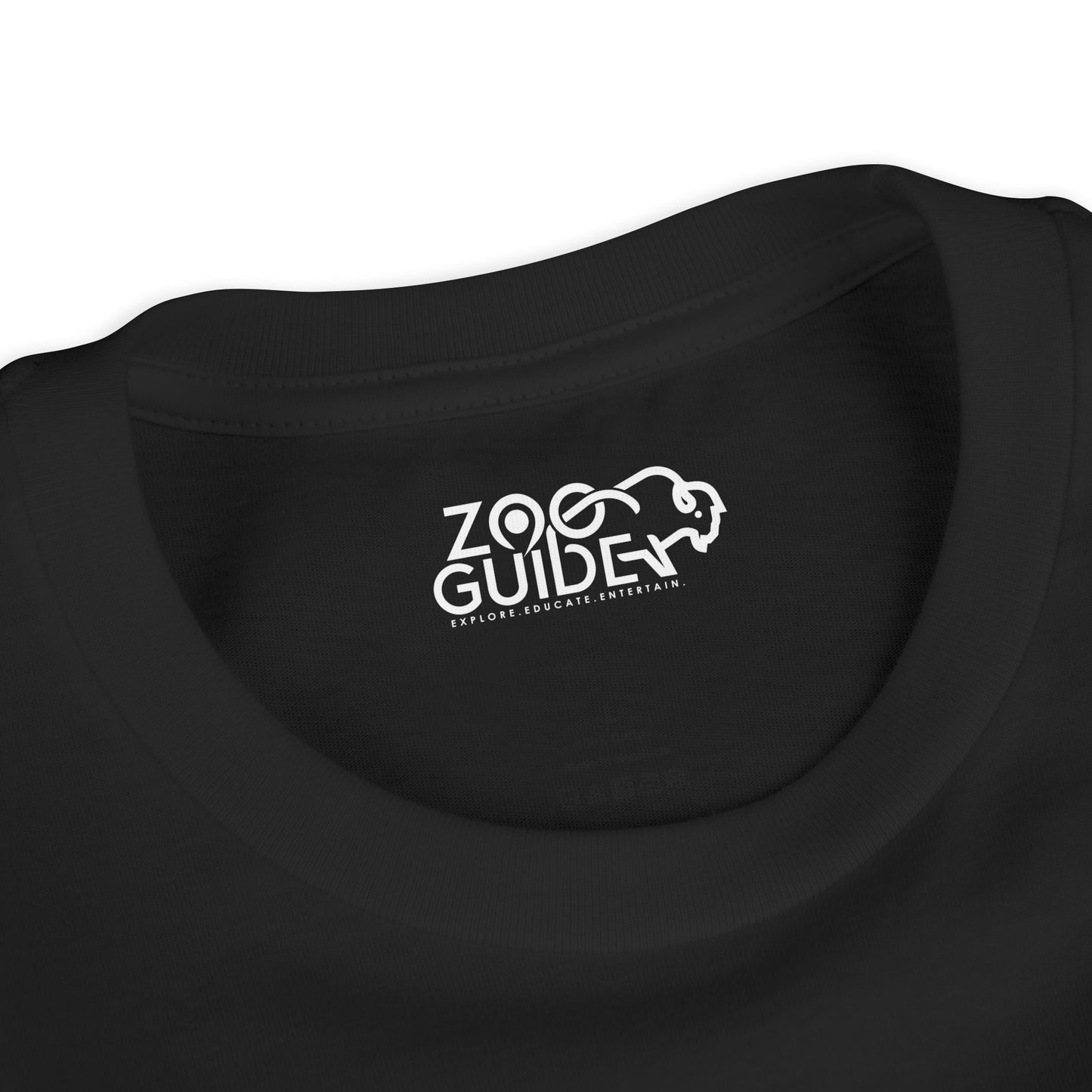 Zoo Guide™ Lion Head Word Art Youth Short Sleeve Tee