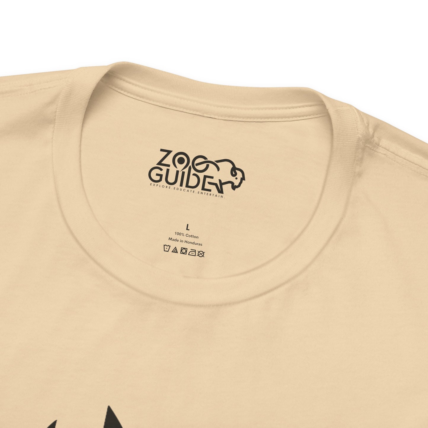 Bear Print Adult Unisex Tee Shirt by Zoo Guide™
