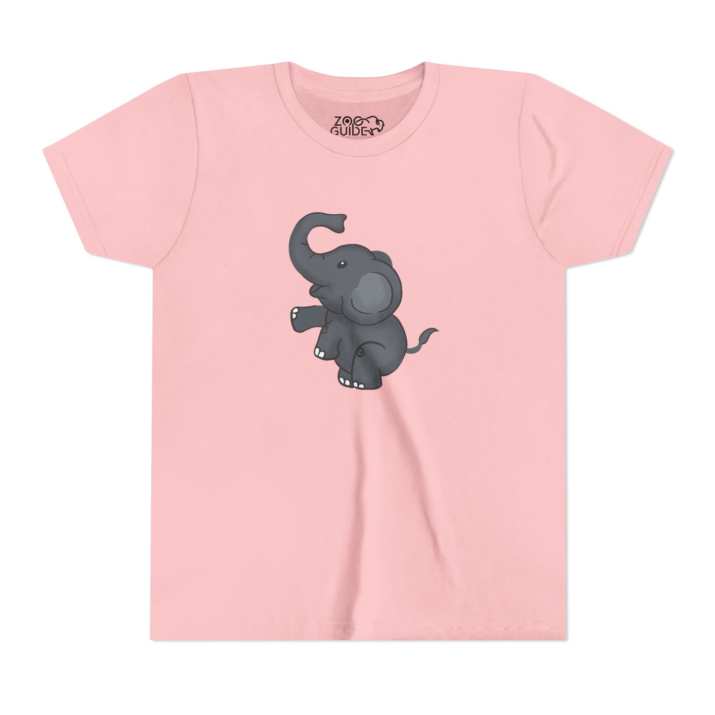 Dancing African Elephant Youth Tee Shirt by Zoo Guide™