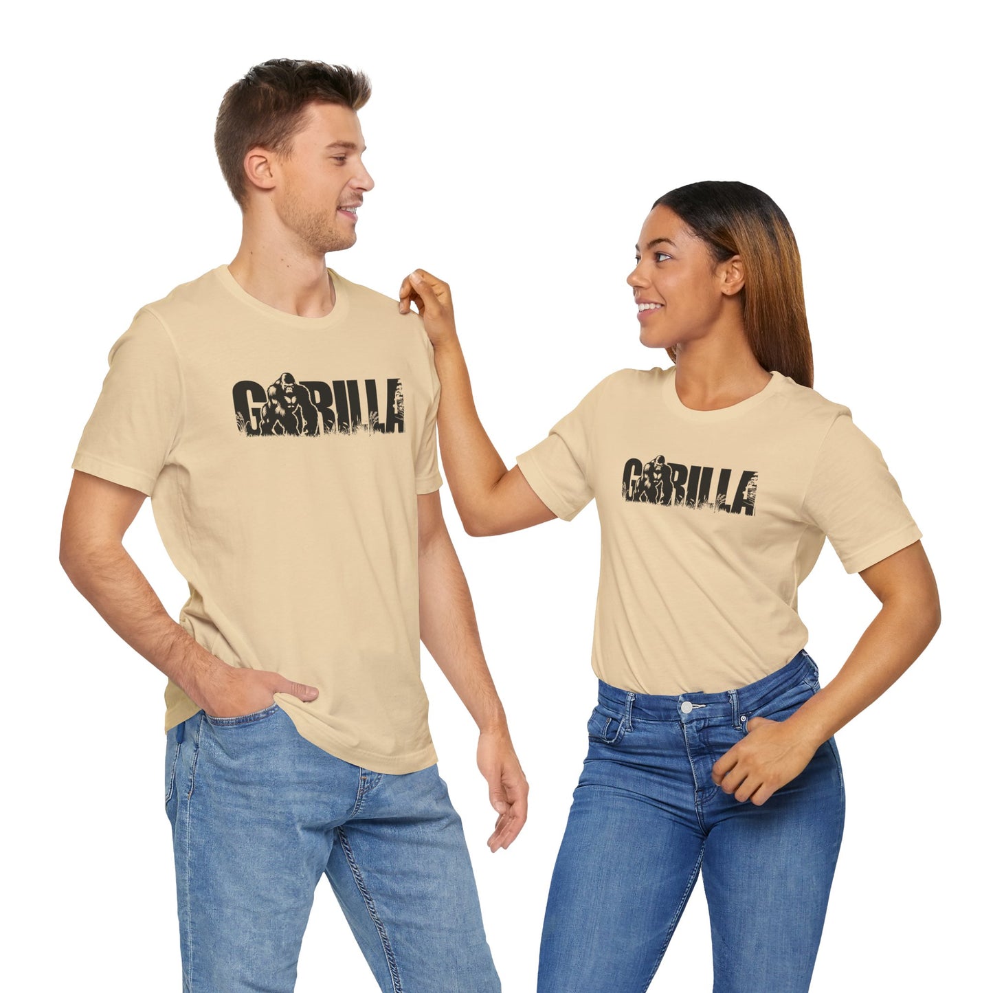 GORILLA Adult Unisex Tee Shirt by Zoo Guide™
