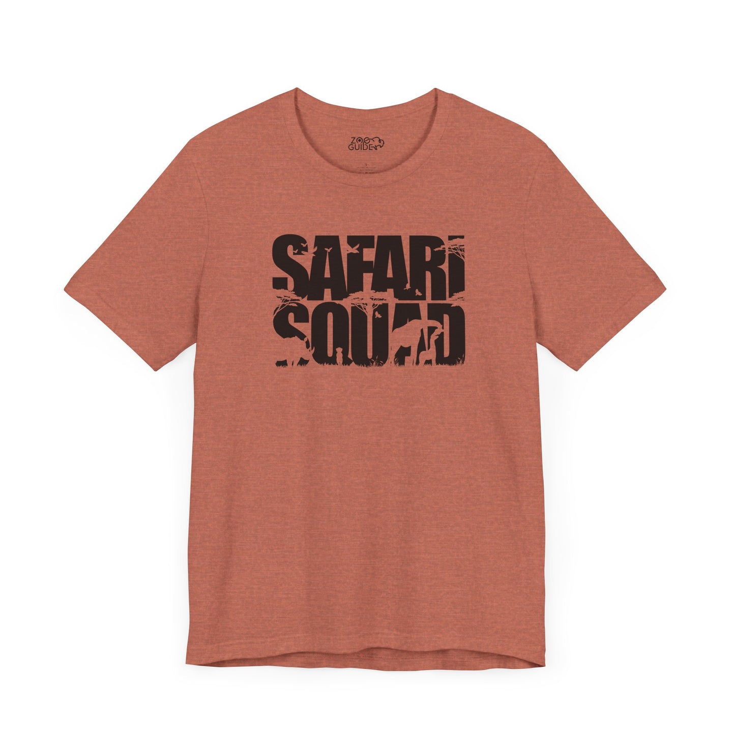 Safari Squad Adult Unisex Tee Shirt by Zoo Guide™