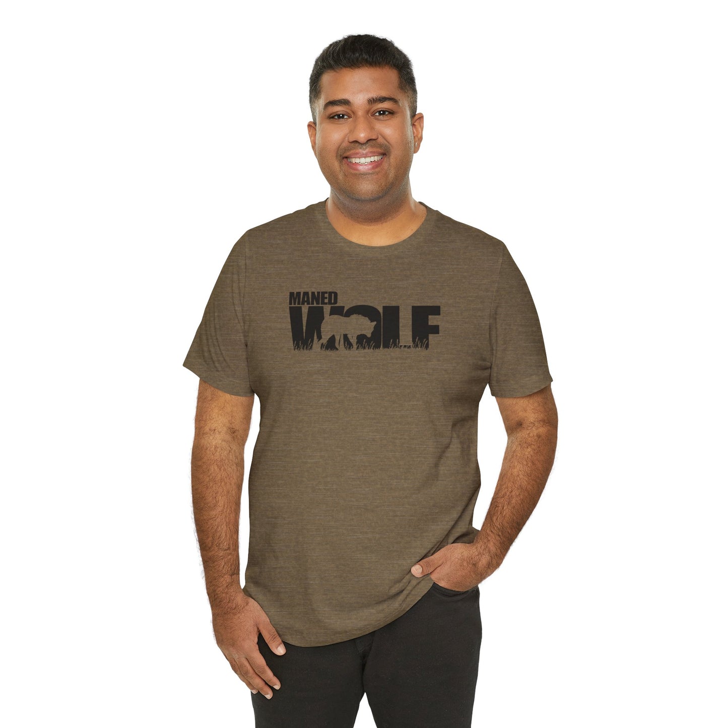 MANED WOLF Adult Unisex Tee Shirt by Zoo Guide™