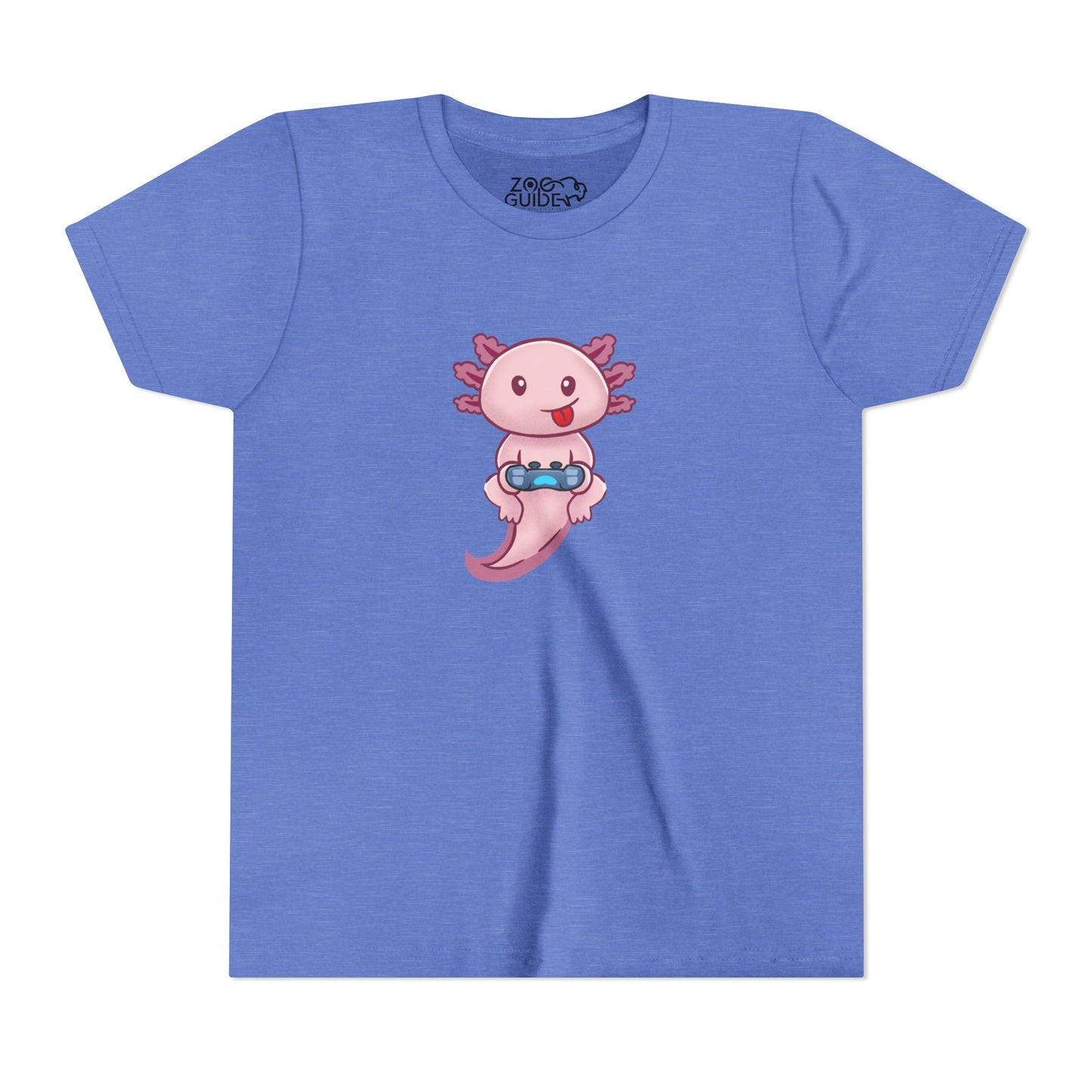 Axolotl Gaming Youth Tee Shirt by Zoo Guide™