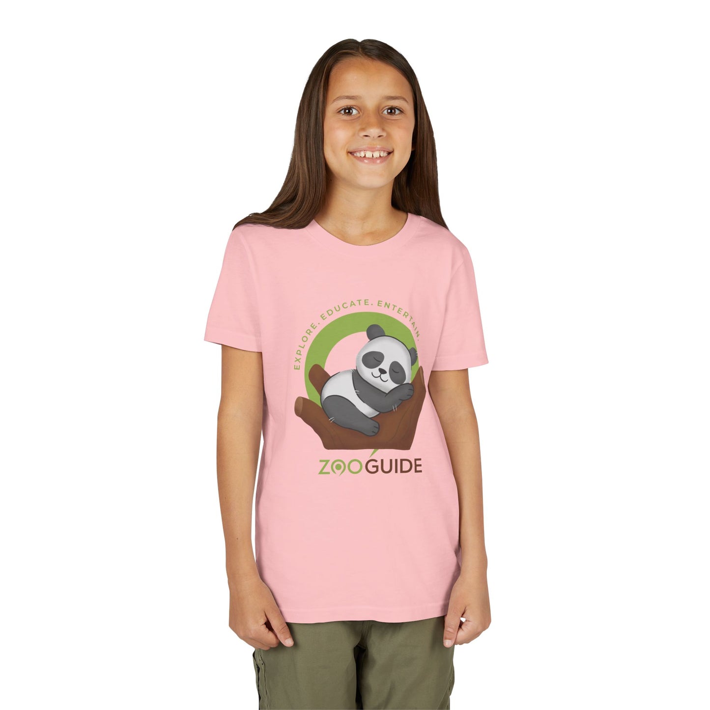 Sleeping Giant Panda in Zoo Guide™ Waypoint Icon Youth Tee Shirt by Zoo Guide™