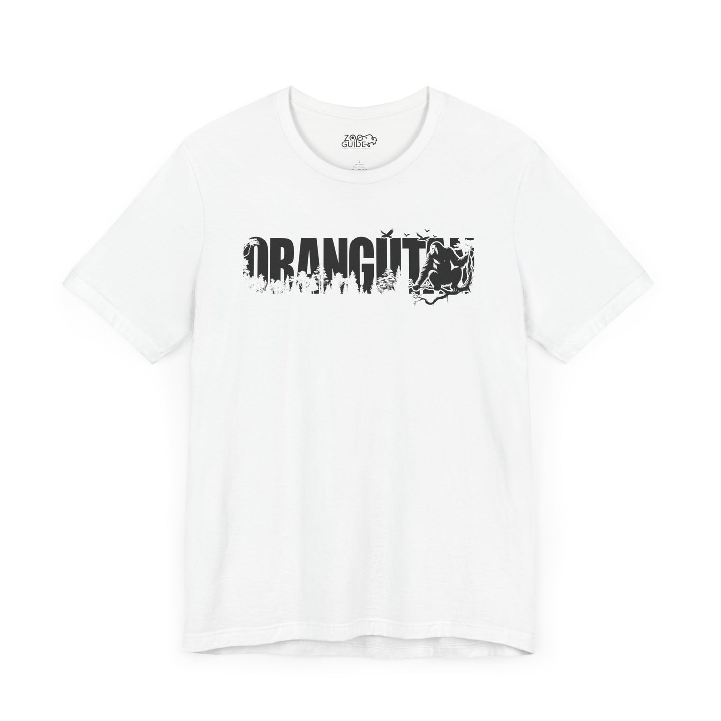 ORANGUTAN Adult Unisex Tee Shirt by Zoo Guide™
