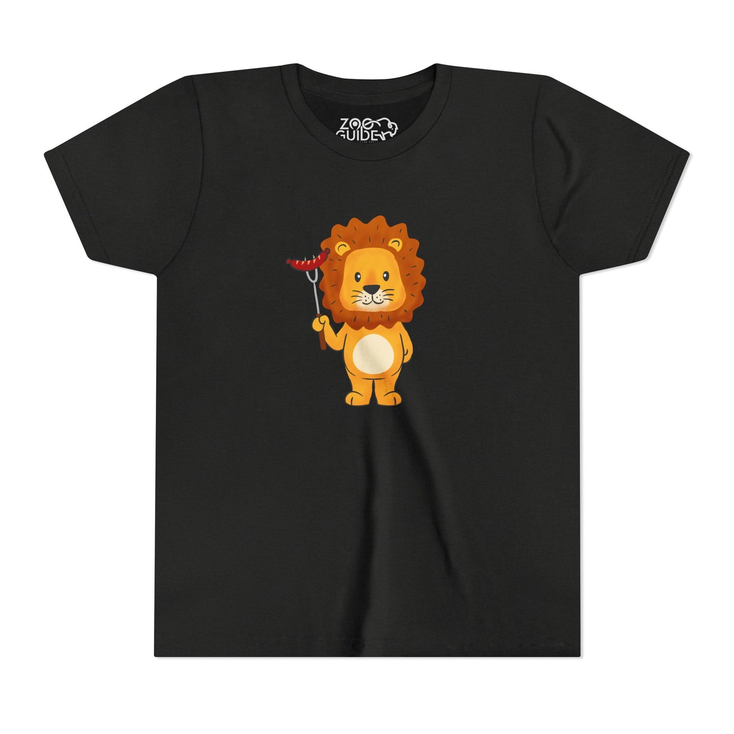 African Lion Grill Master Youth Tee Shirt by Zoo Guide™