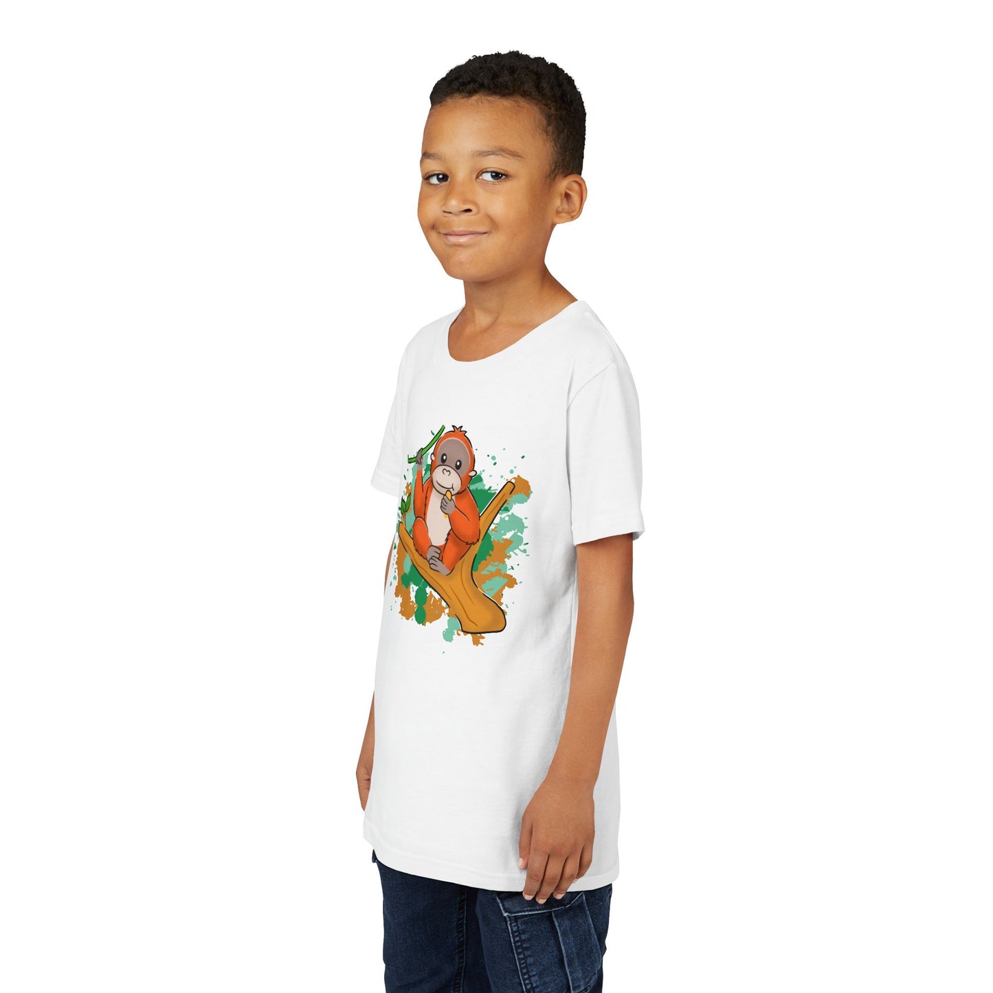 Orangutan Color Splash Youth Tee Shirt by Zoo Guide™