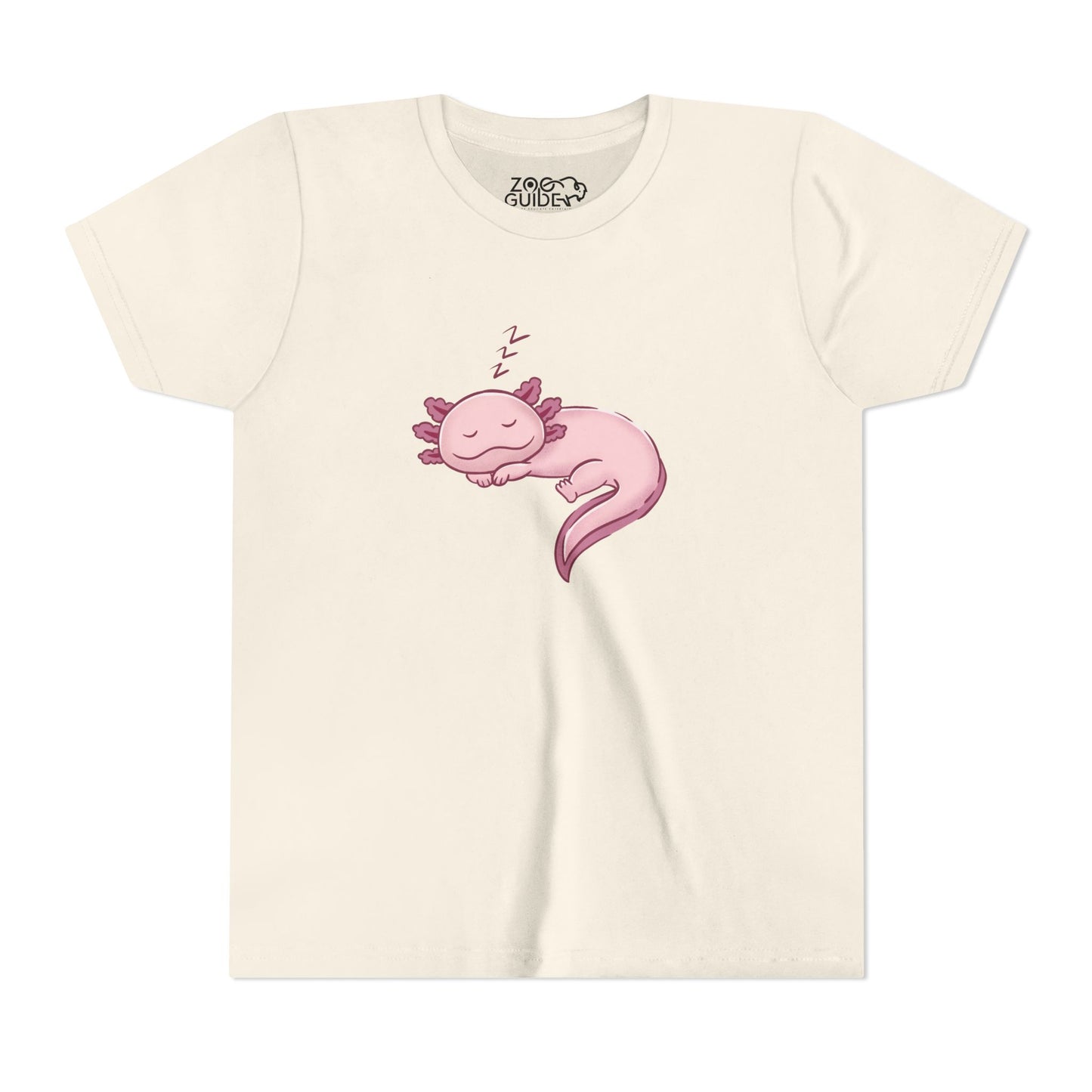 Axolotl Sleeping Youth Tee Shirt by Zoo Guide™