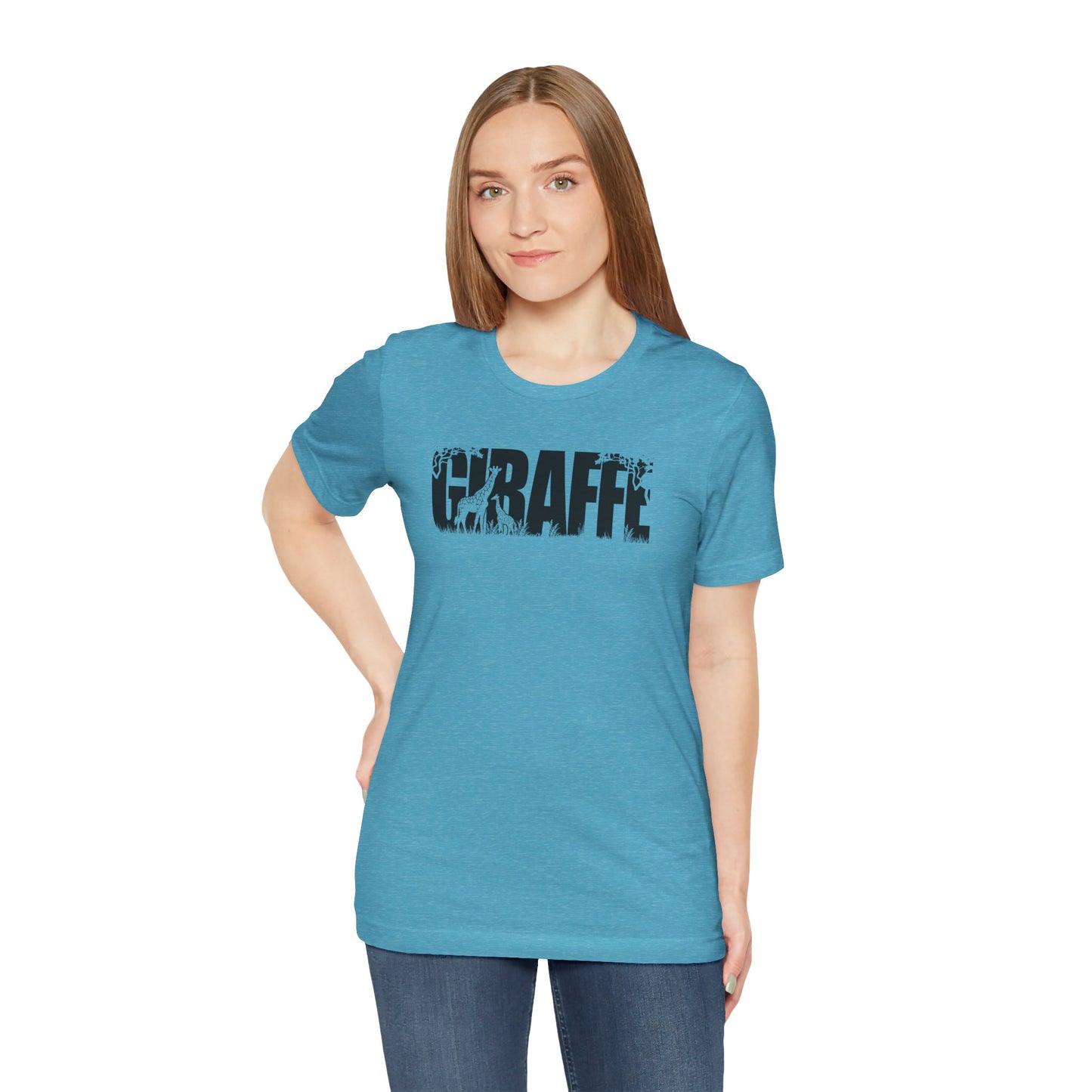 GIRAFFE Adult Unisex Tee Shirt by Zoo Guide™