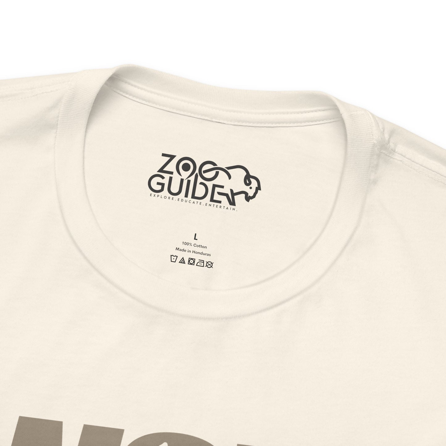 WOLF Color Adult Unisex Tee Shirt by Zoo Guide™