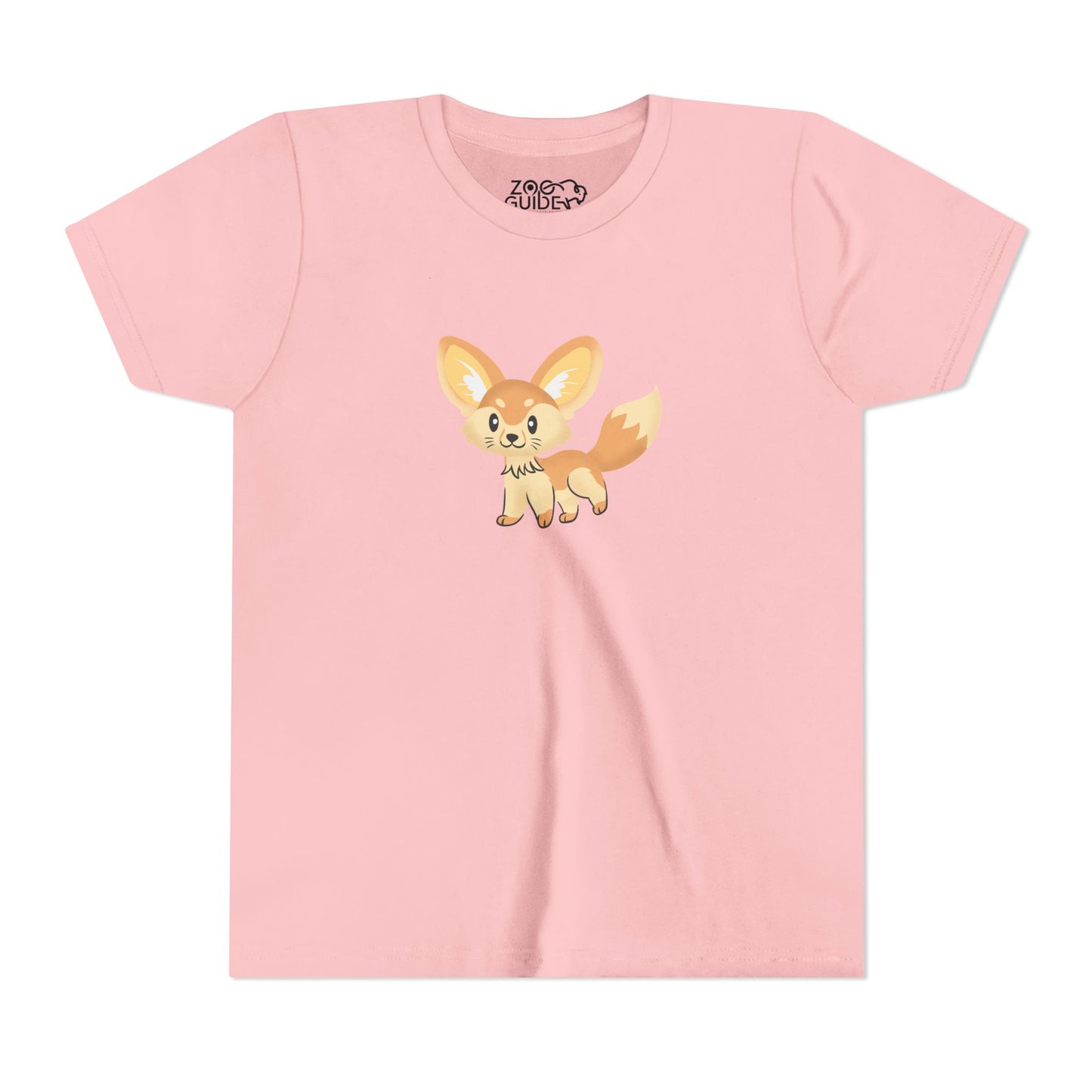 Fennec Fox Prancing Youth Tee Shirt by Zoo Guide™