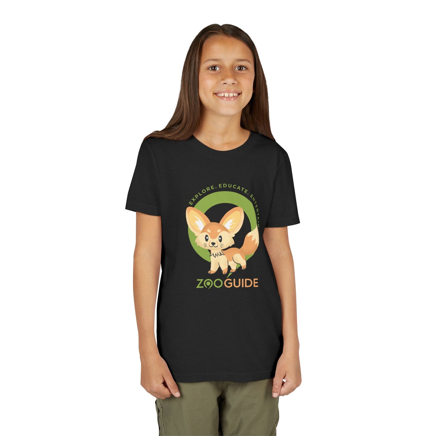 Fennec Fox in Zoo Guide™ Waypoint Icon Youth Tee Shirt by Zoo Guide™