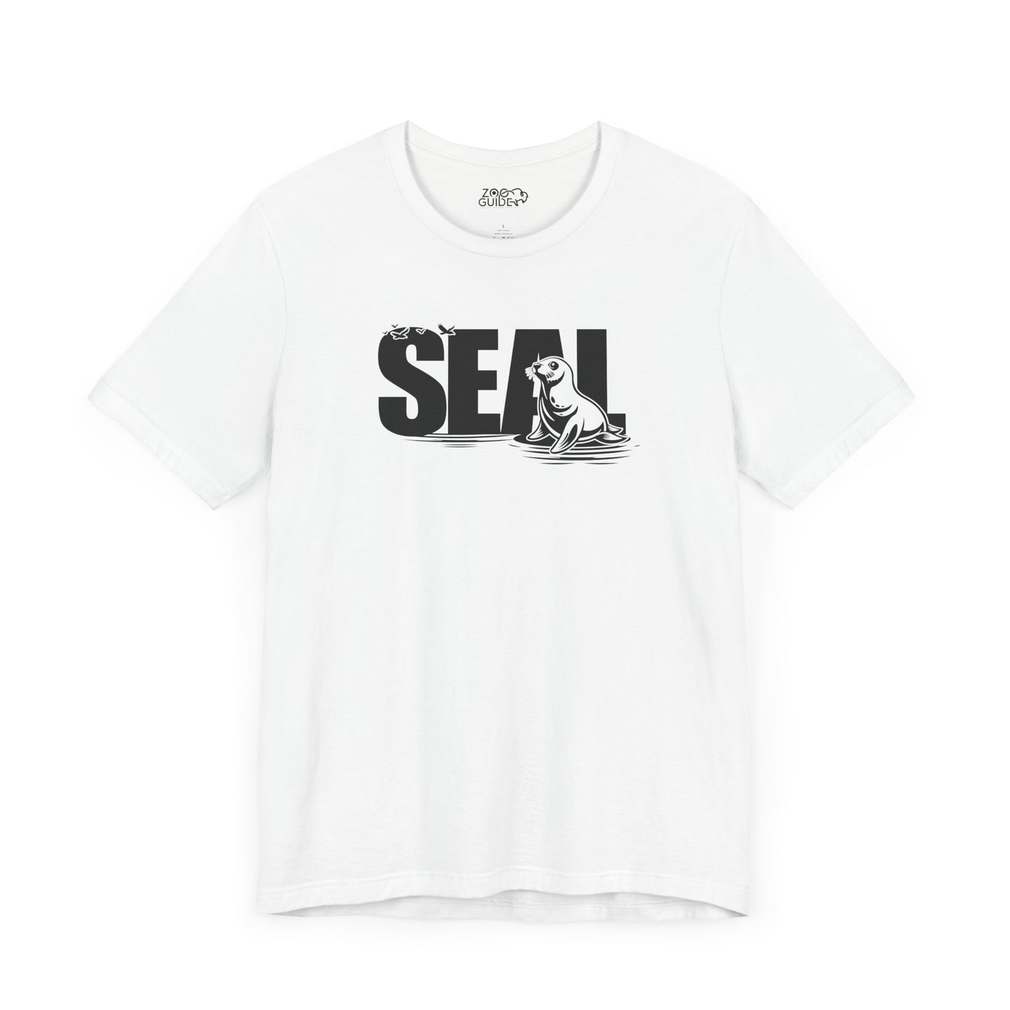 SEAL Word Art Adult Unisex Tee Shirt by Zoo Guide™