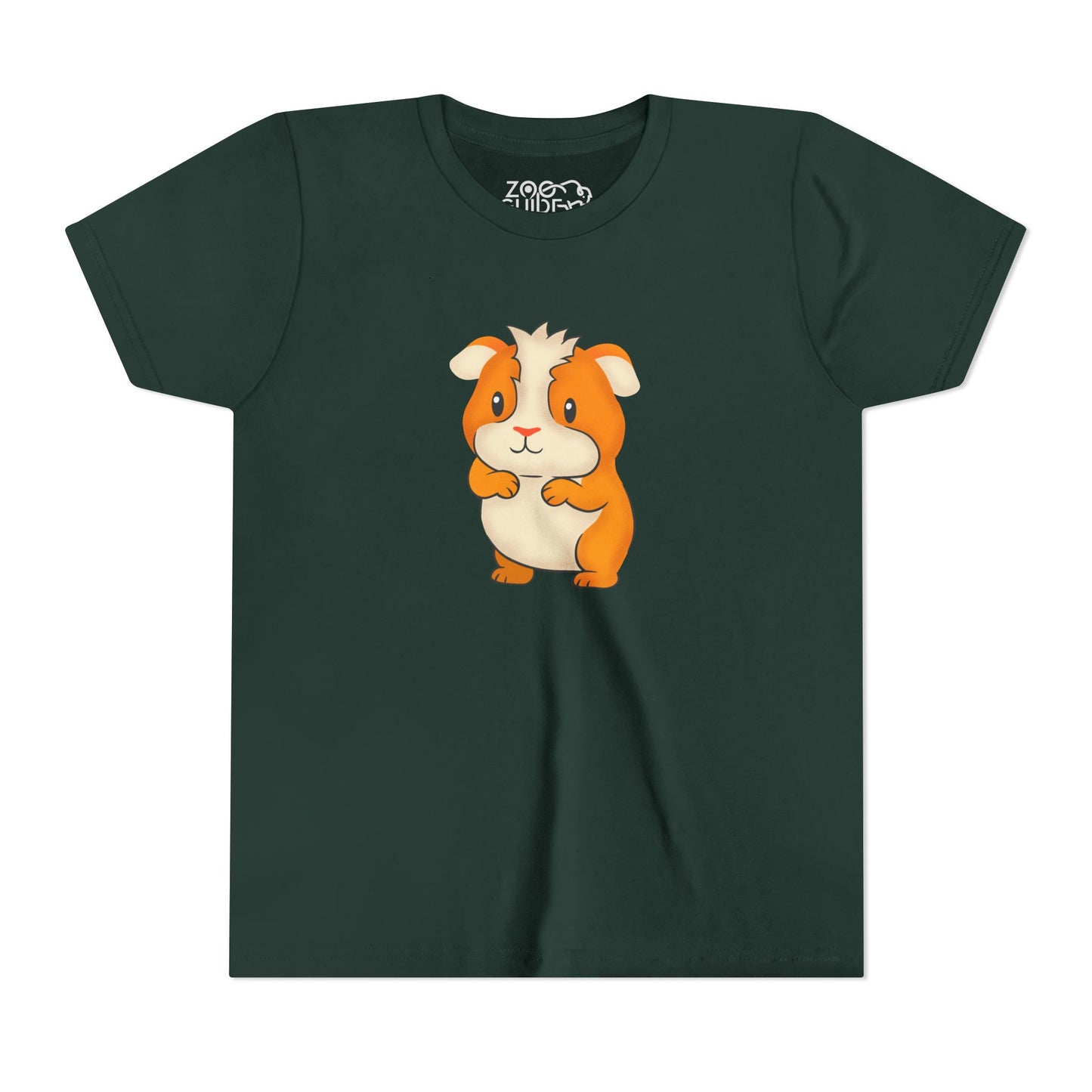 Guinea Pig Standing Youth Tee Shirt by Zoo Guide™