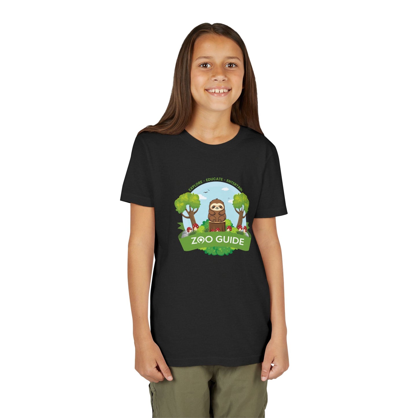 Sloth Youth Short Sleeve Tee by Zoo Guide™