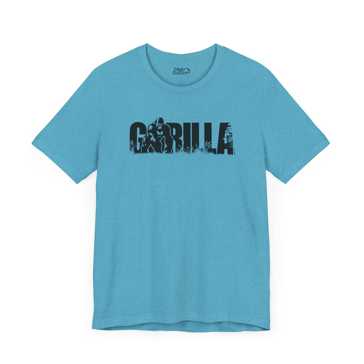 GORILLA Adult Unisex Tee Shirt by Zoo Guide™