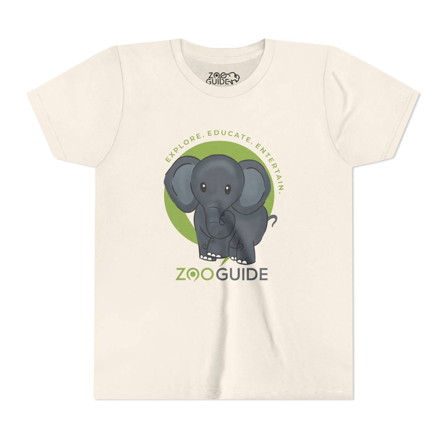 African Elephant in Zoo Guide™ Waypoint Icon Youth Tee Shirt by Zoo Guide™