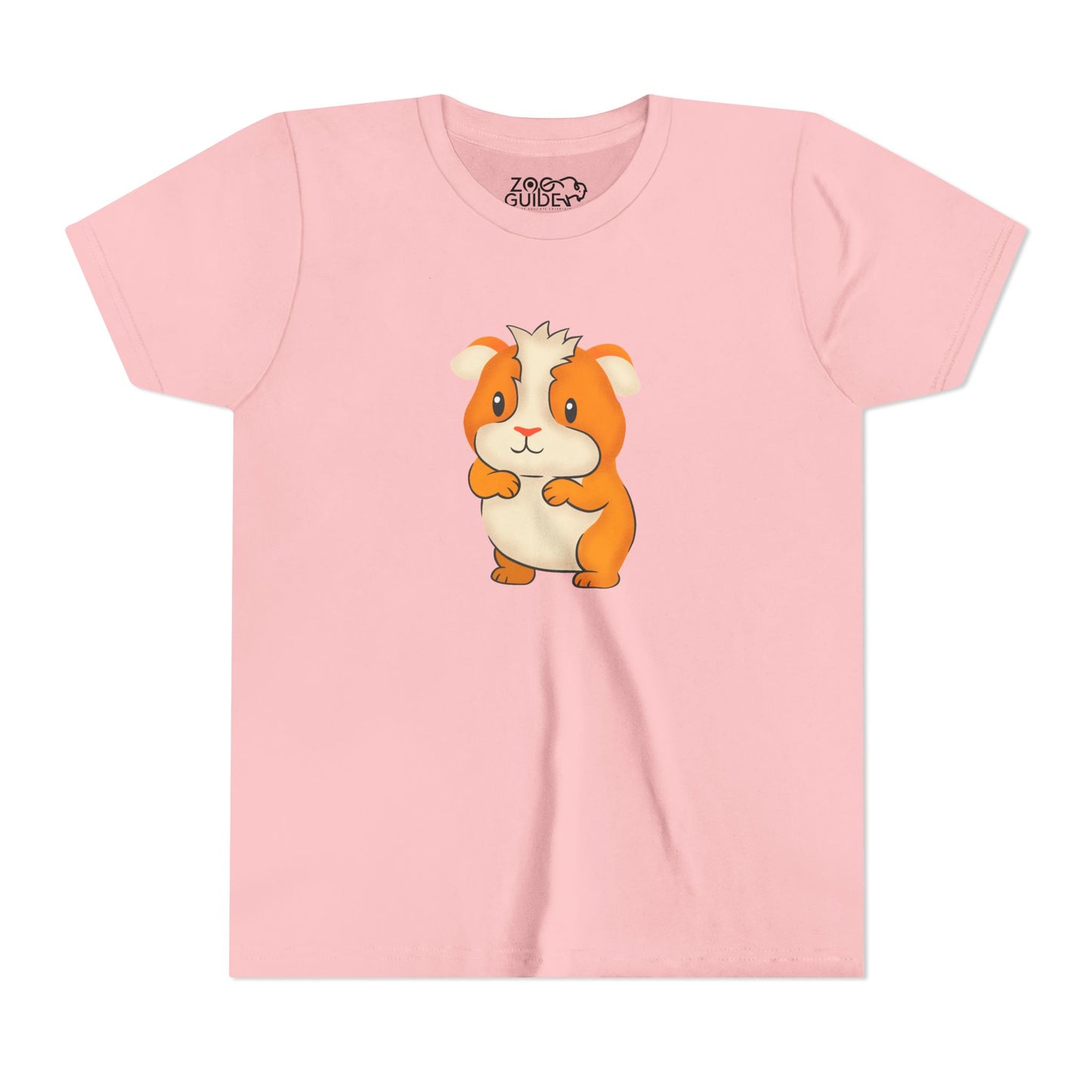 Guinea Pig Standing Youth Tee Shirt by Zoo Guide™