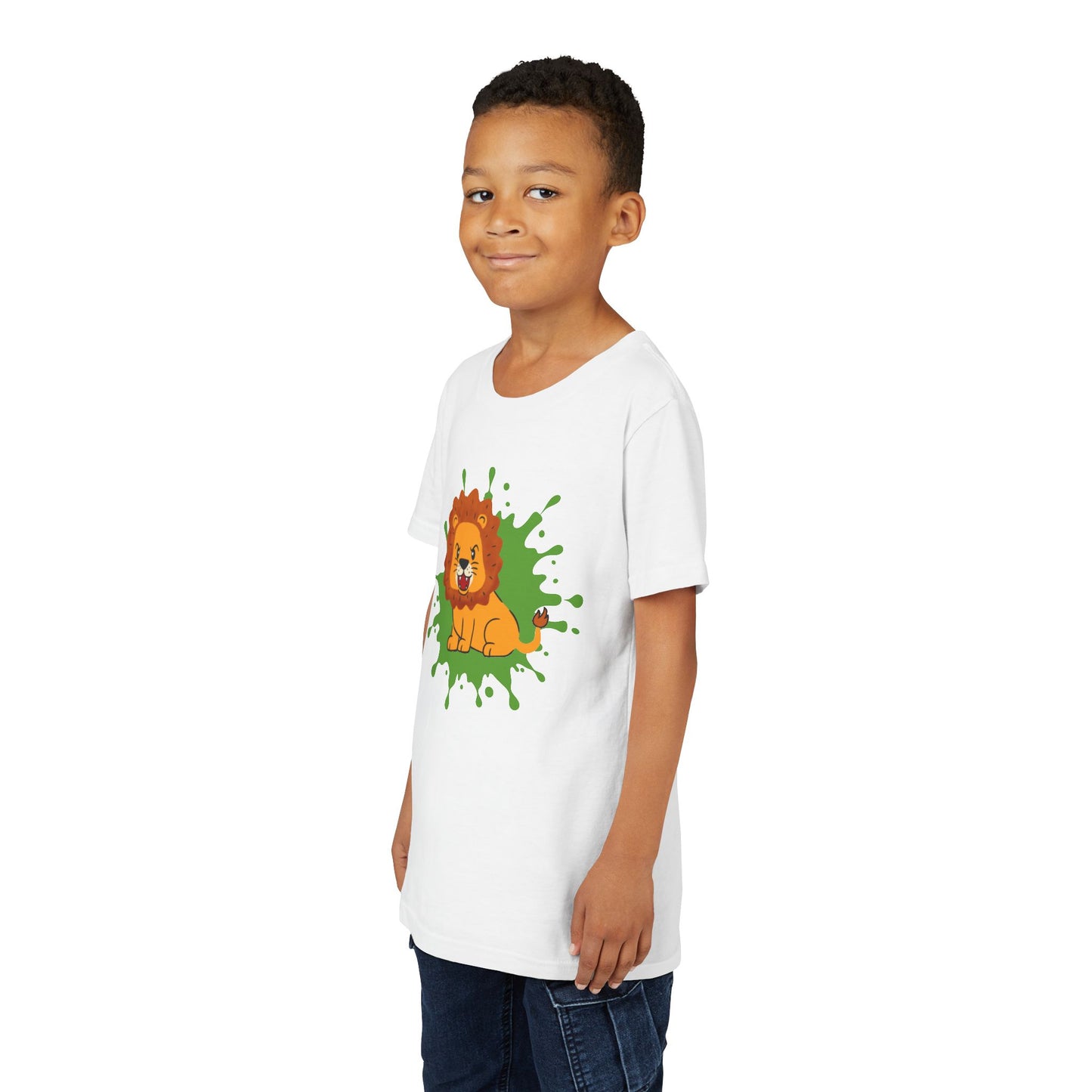 Copy of Roaring Lion Color Splash Youth Tee Shirt by Zoo Guide™