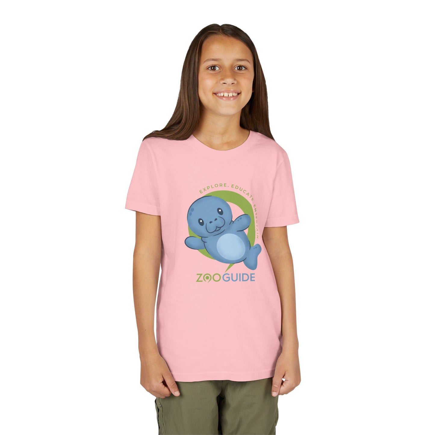 Manatee in Zoo Guide™ Waypoint Icon Youth Tee Shirt by Zoo Guide™