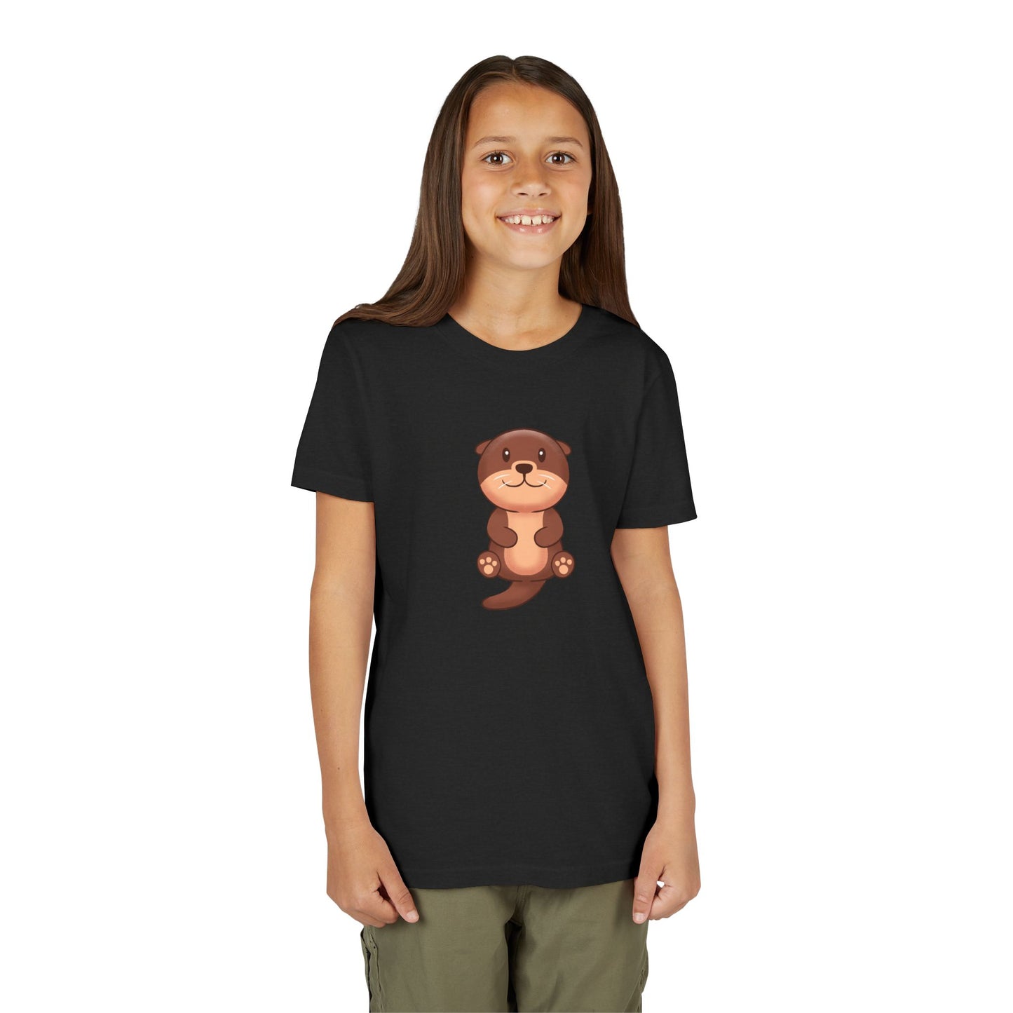 Asian Small Clawed Otter Youth Tee Shirt by Zoo Guide™