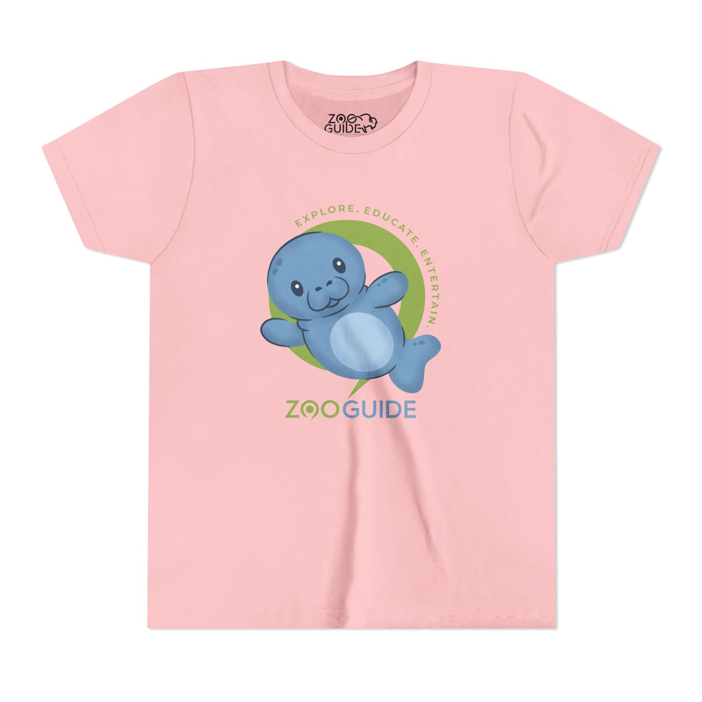 Manatee in Zoo Guide™ Waypoint Icon Youth Tee Shirt by Zoo Guide™