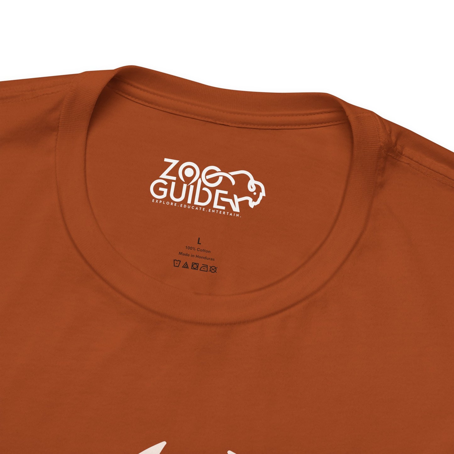 African Lion Print Adult Unisex Tee Shirt by Zoo Guide™