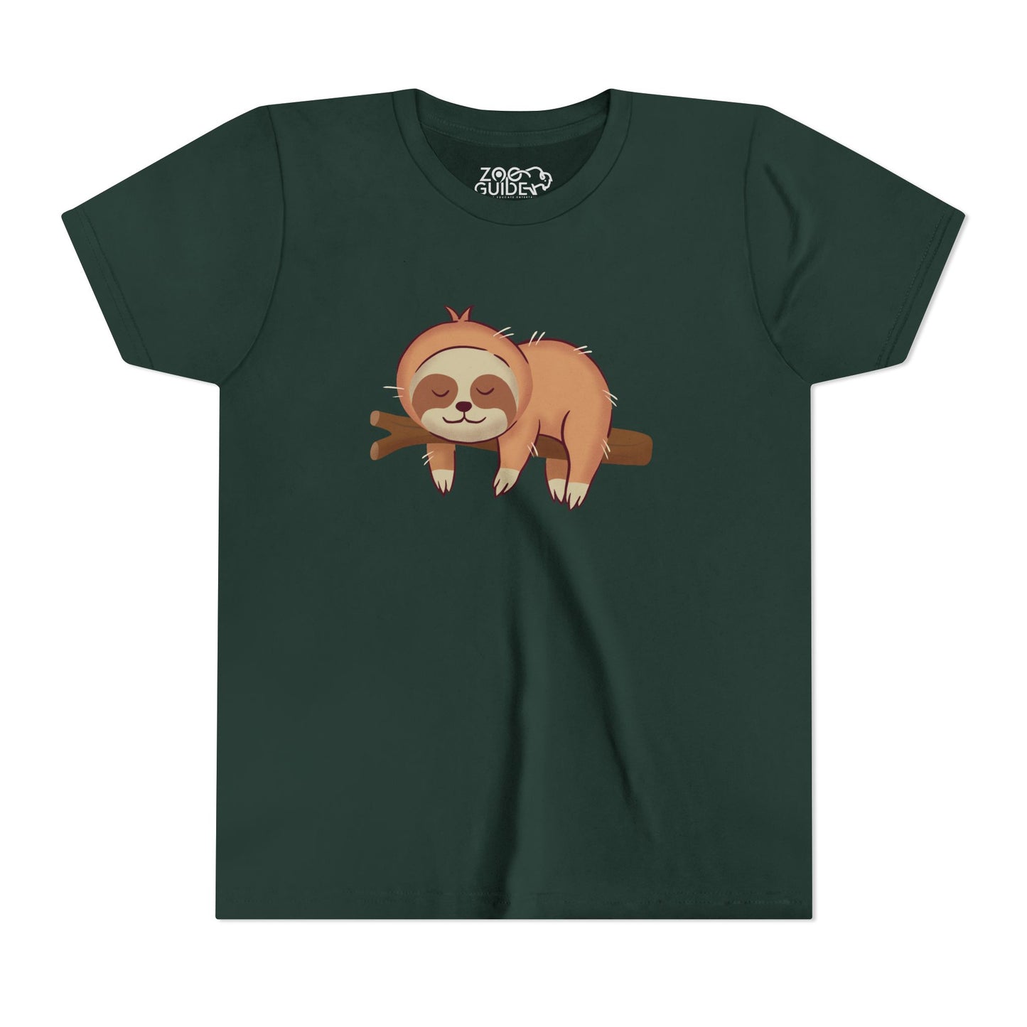 Sloth Sleepin' Youth Tee Shirt by Zoo Guide™