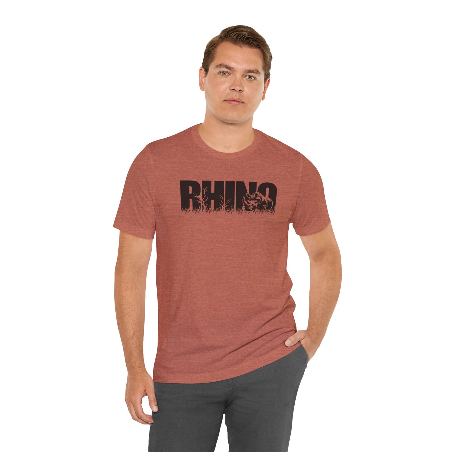 RHINO Adult Unisex Tee Shirt by Zoo Guide™