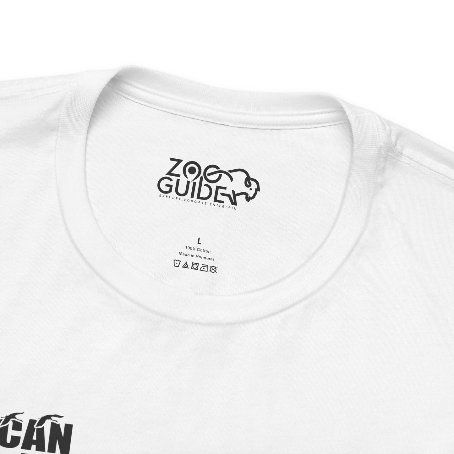 AFRICAN ELEPHANT Adult Unisex Tee Shirt by Zoo Guide™