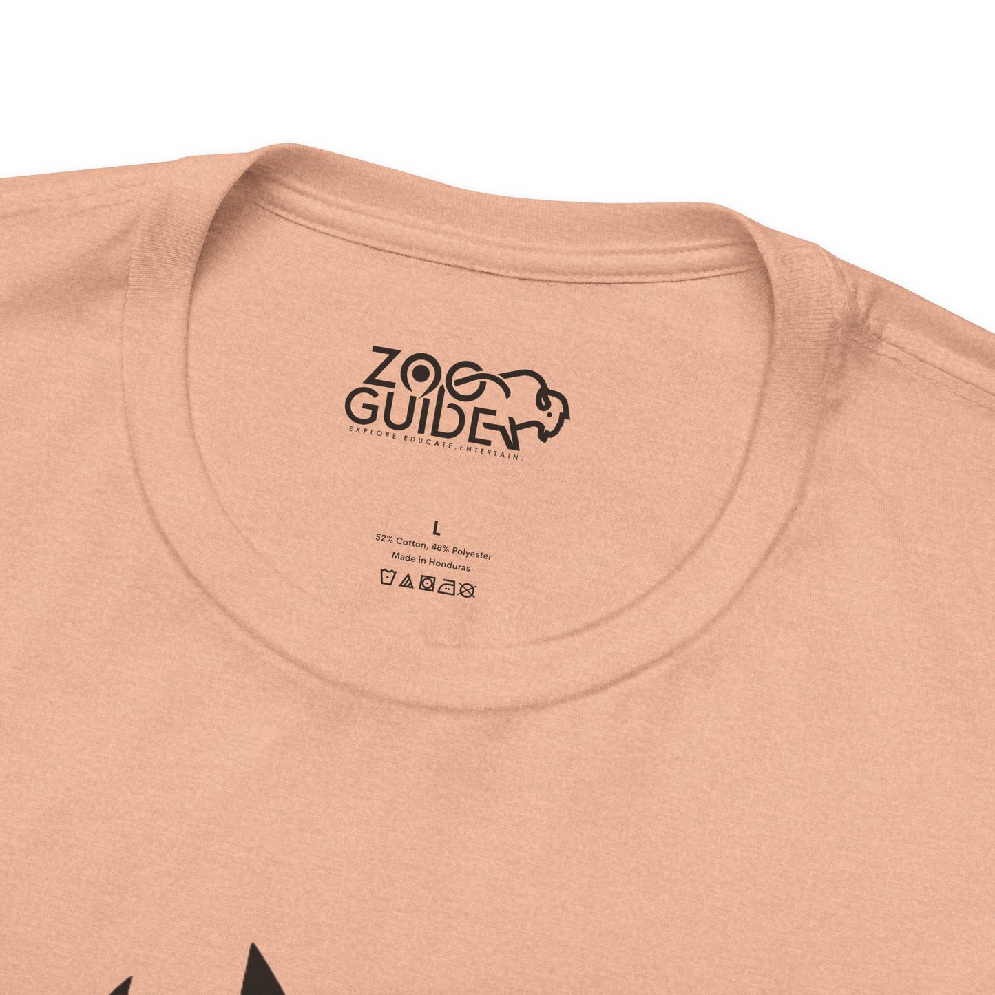 Bear Print Adult Unisex Tee Shirt by Zoo Guide™