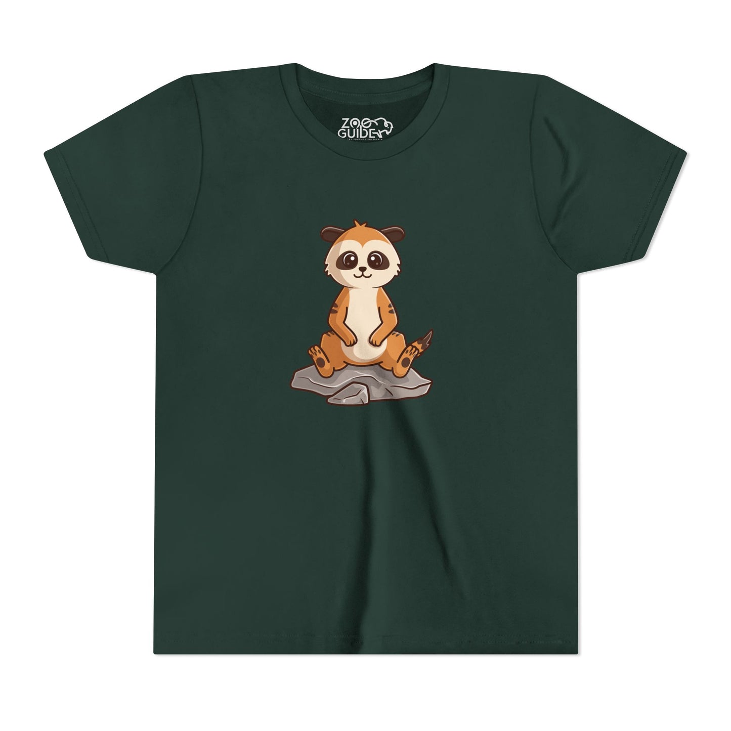 Meerkat Kawaii Style Youth Tee Shirt by Zoo Guide™