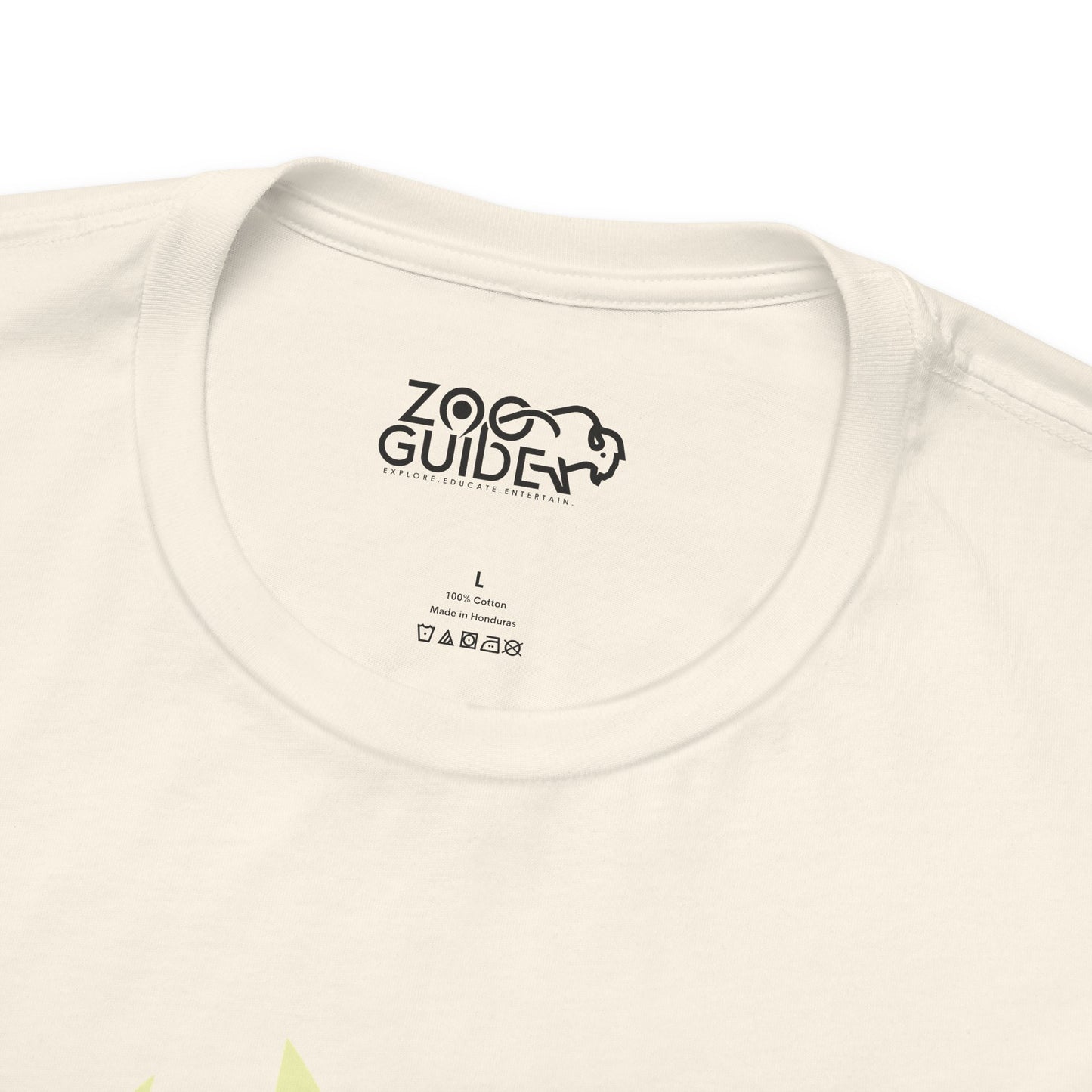 Bear Print Adult Unisex Tee Shirt by Zoo Guide™