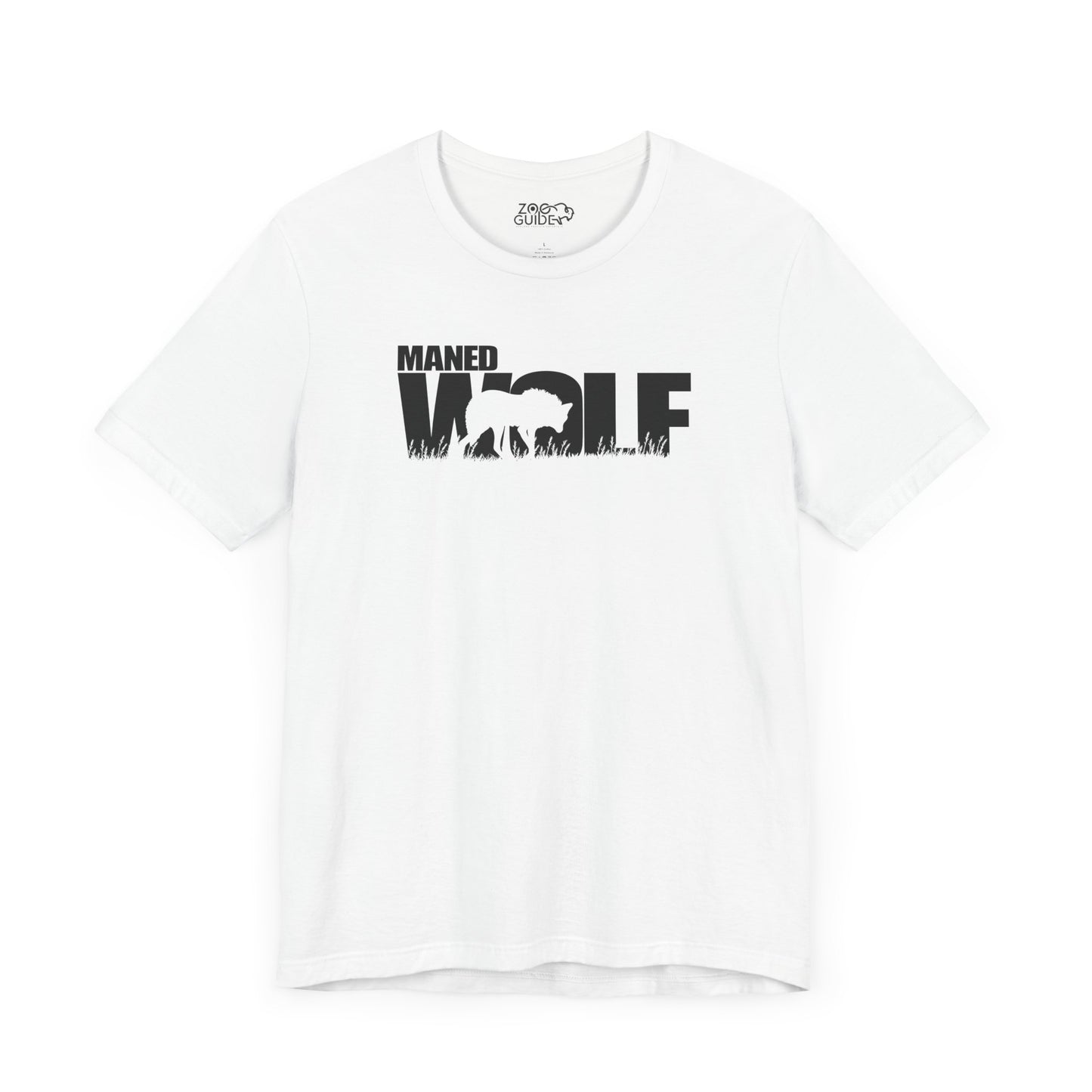 MANED WOLF Adult Unisex Tee Shirt by Zoo Guide™