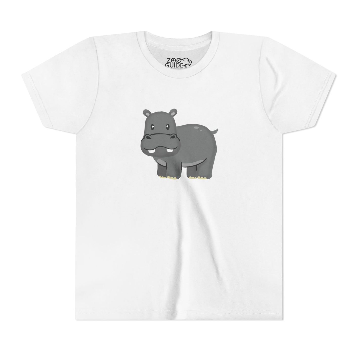 Hippo Youth Tee Shirt by Zoo Guide™