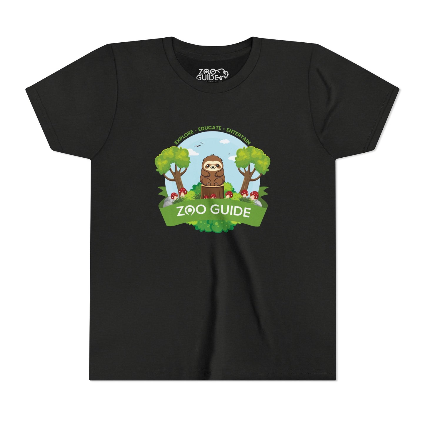 Sloth Youth Short Sleeve Tee by Zoo Guide™