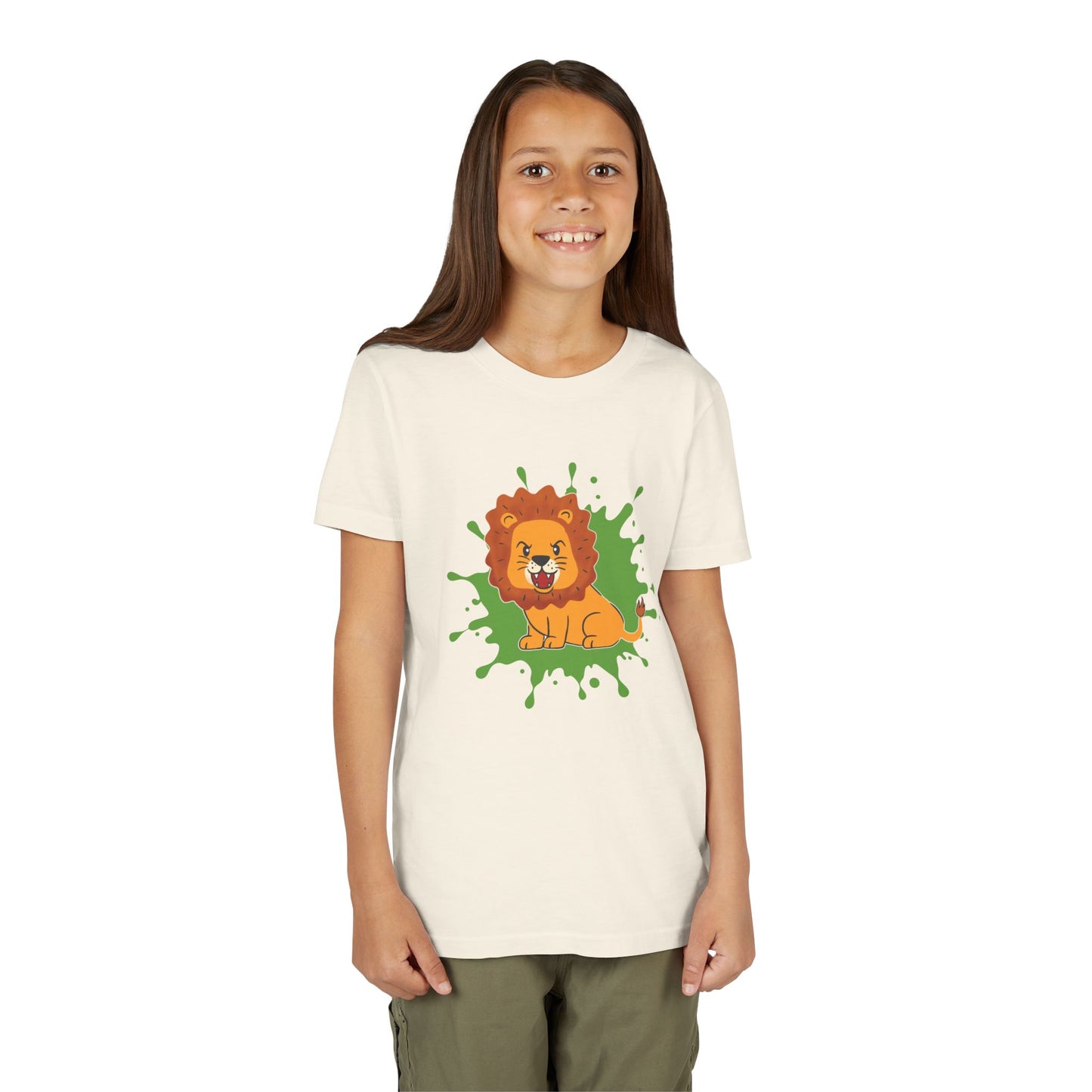 Copy of Roaring Lion Color Splash Youth Tee Shirt by Zoo Guide™