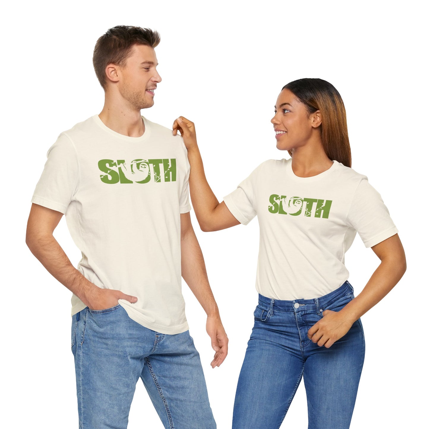 SLOTH Color Adult Unisex Tee Shirt by Zoo Guide™