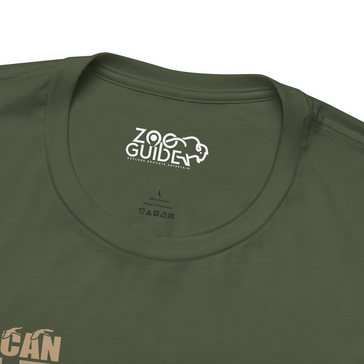 AFRICAN ELEPHANT Adult Unisex Tee Shirt by Zoo Guide™