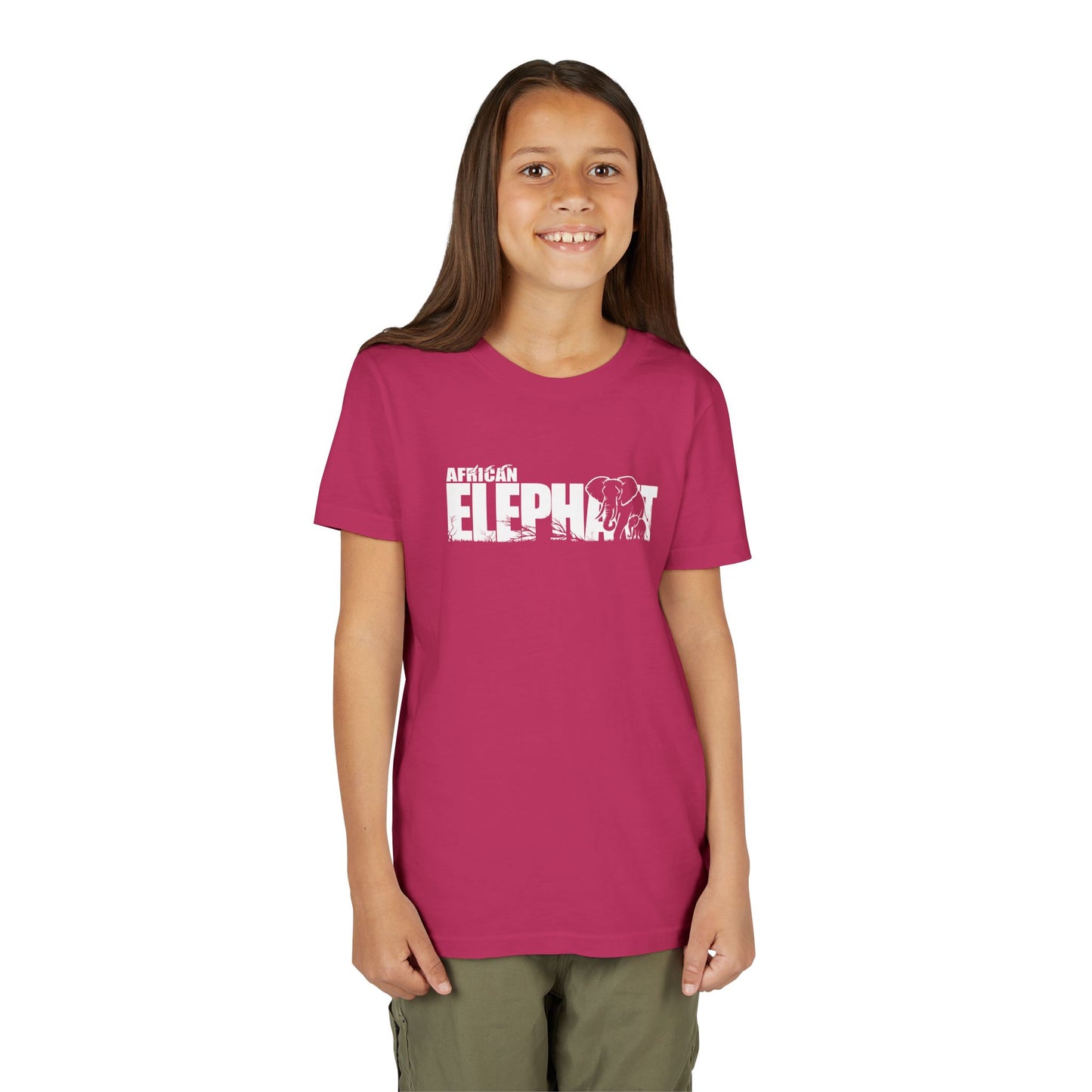 AFRICAN ELEPHANT Youth Tee Shirt by Zoo Guide™